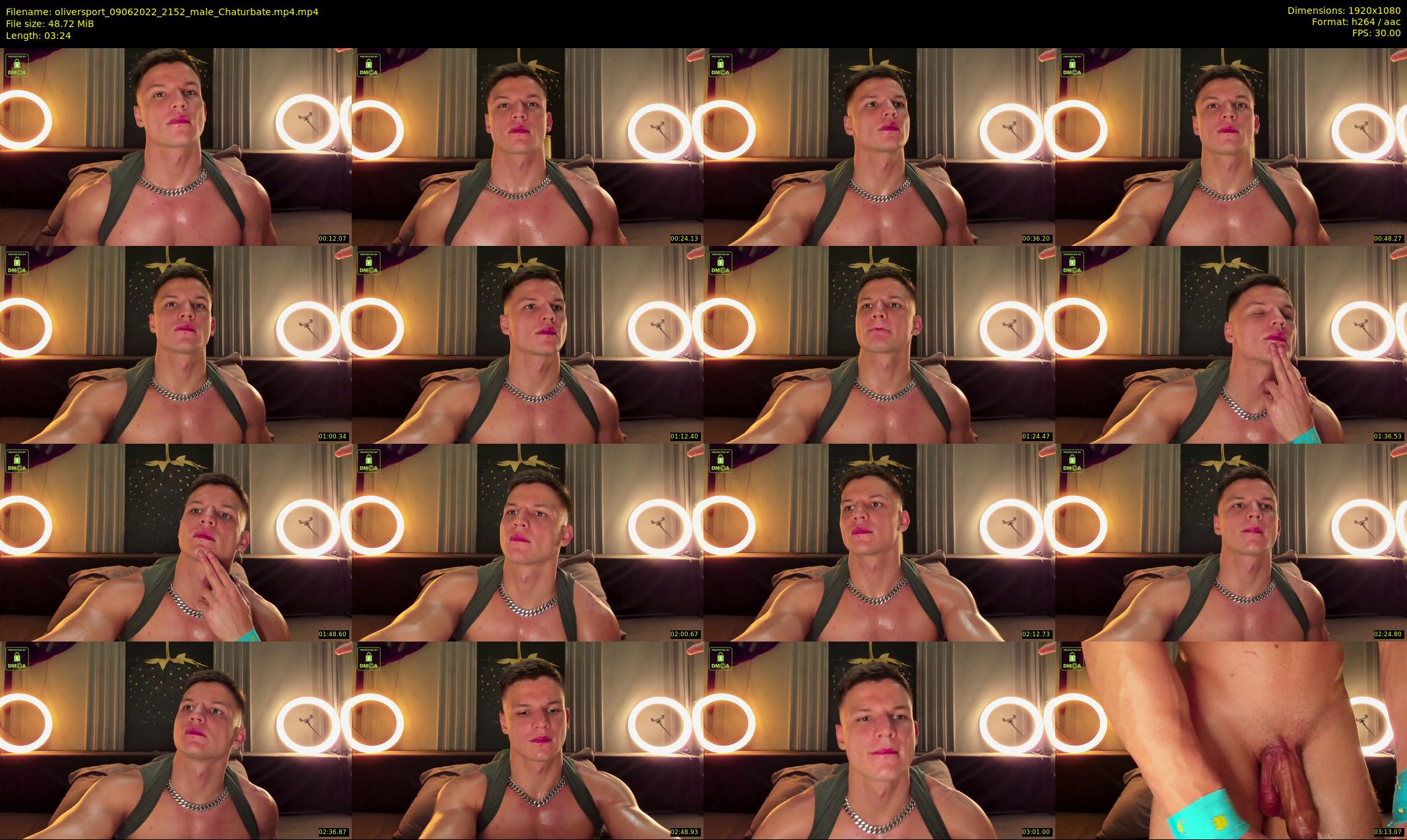 oliversport — 4 minute Chaturbate male cam show recording, 1080p, Jun 9, 2022