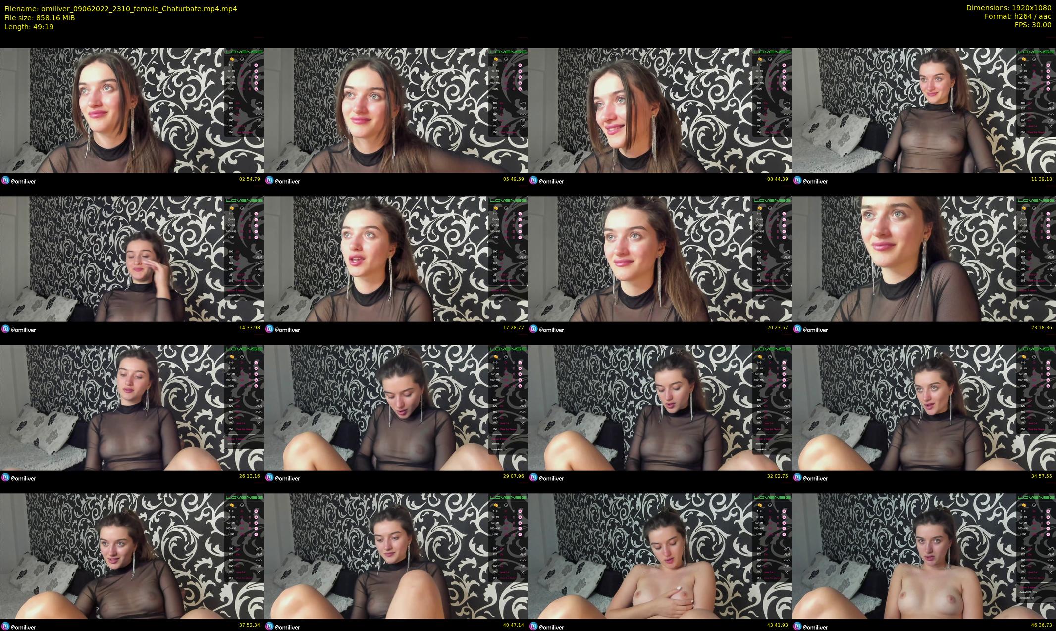 omiliver — 50 minute Chaturbate female cam show recording, 1080p, Jun 9, 2022