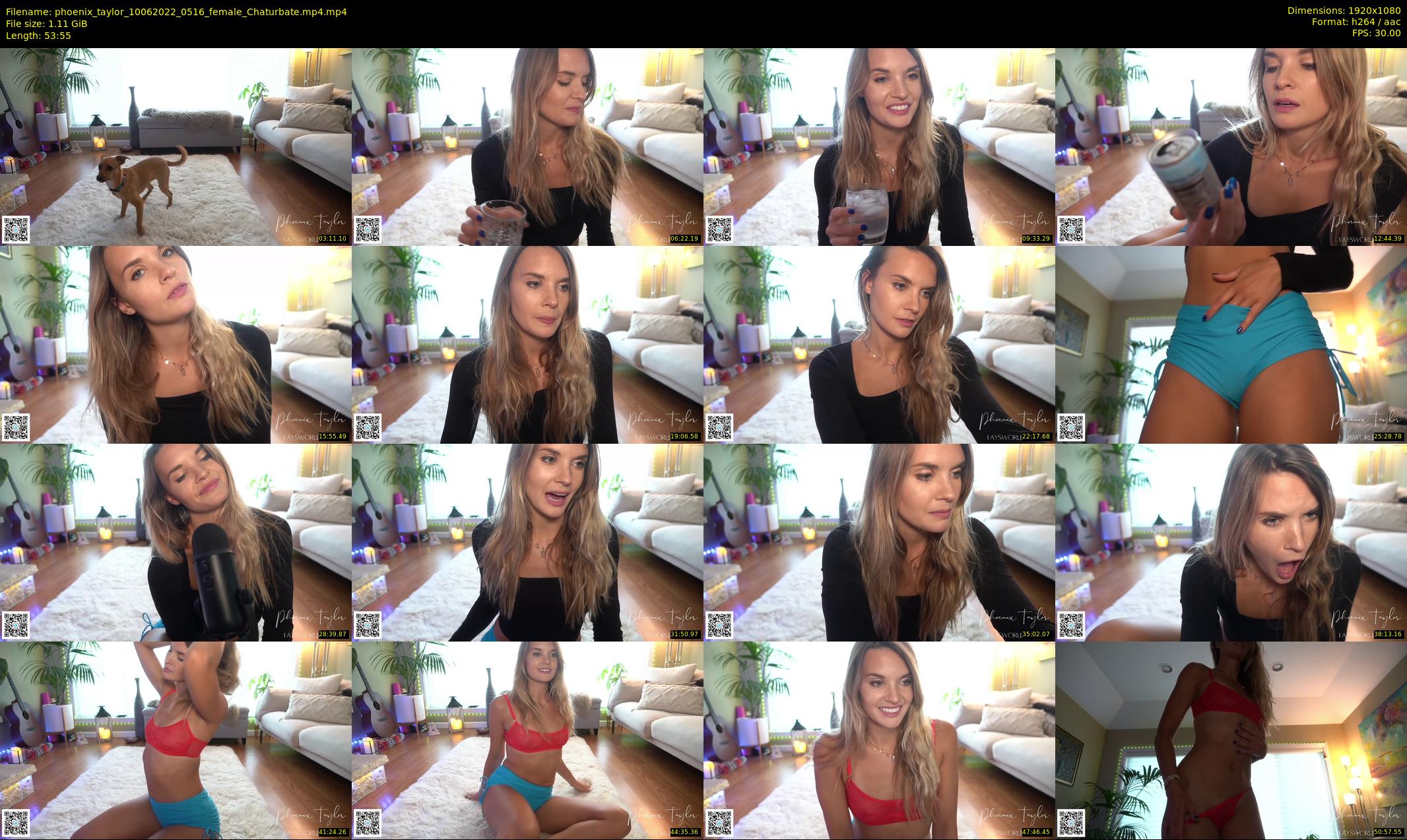 phoenix_taylor — 54 minute Chaturbate female cam show recording, 1080p, Jun 10, 2022