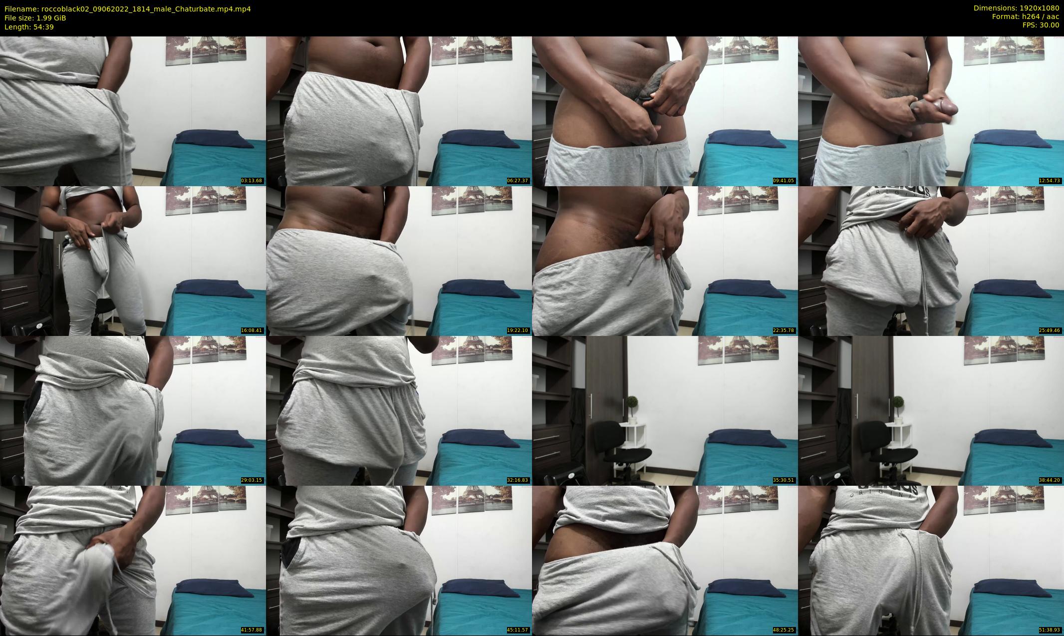 roccoblack02 — 55 minute Chaturbate male cam show recording, 1080p, Jun 9, 2022