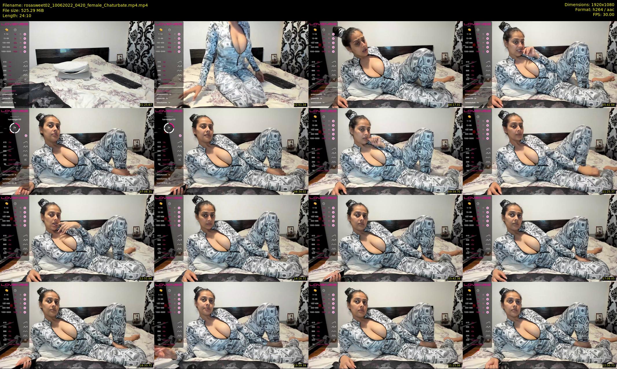 rosasweet02 — 25 minute Chaturbate female cam show recording, 1080p, Jun 10, 2022
