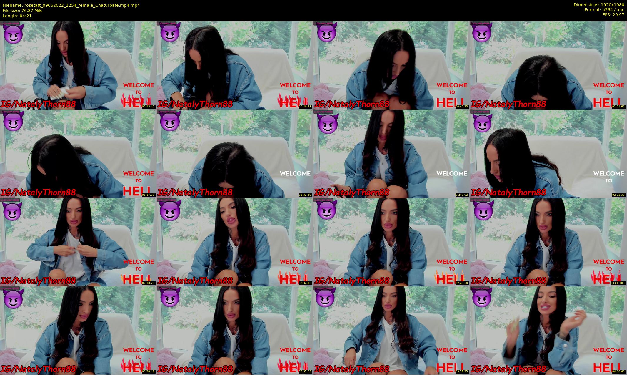 rosetatt — 5 minute Chaturbate female cam show recording, 1080p, Jun 9, 2022