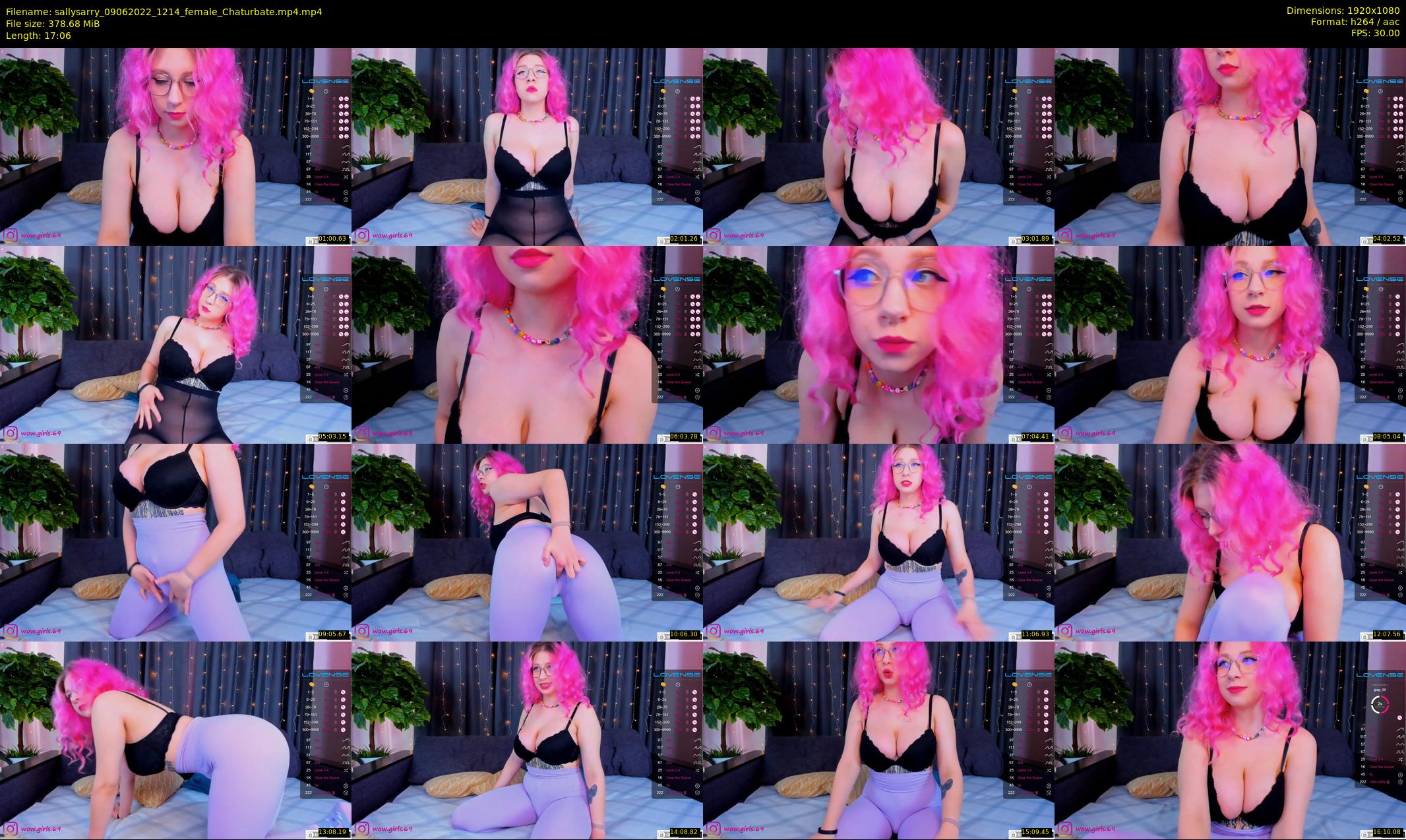 sallysarry — 18 minute Chaturbate couple cam show recording, 1080p, Jun 9, 2022
