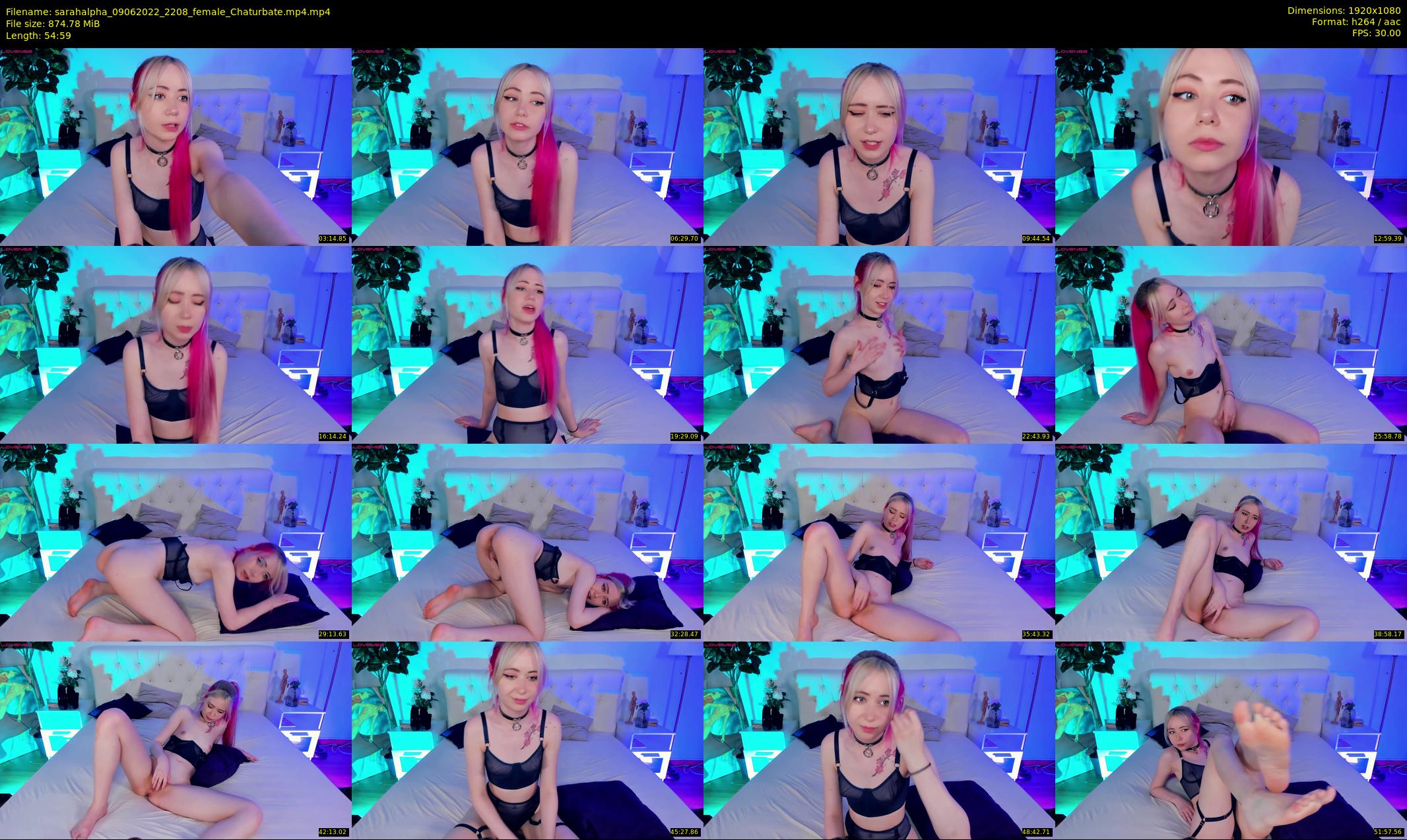 sarahalpha — 55 minute Chaturbate couple cam show recording, 1080p, Jun 9, 2022