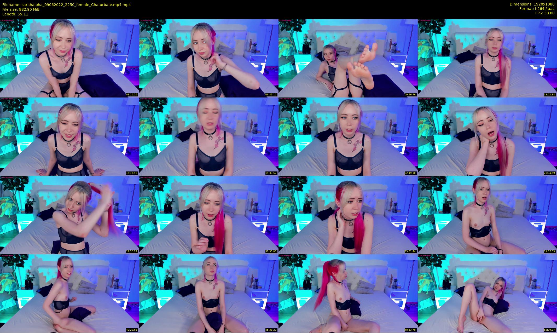 sarahalpha — 56 minute Chaturbate couple cam show recording, 1080p, Jun 9, 2022