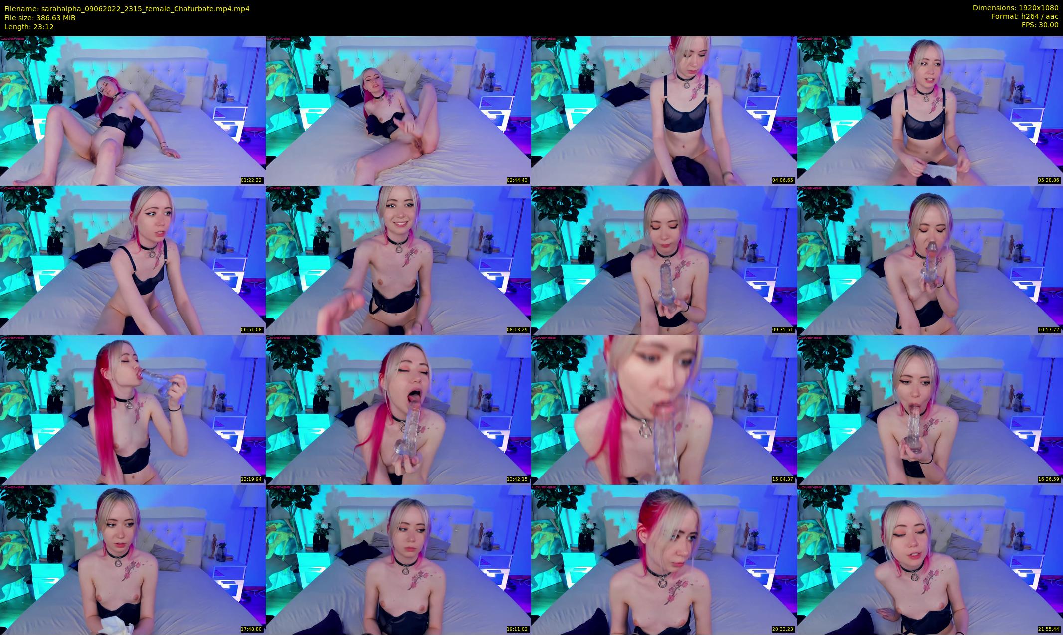 sarahalpha — 24 minute Chaturbate couple cam show recording, 1080p, Jun 9, 2022