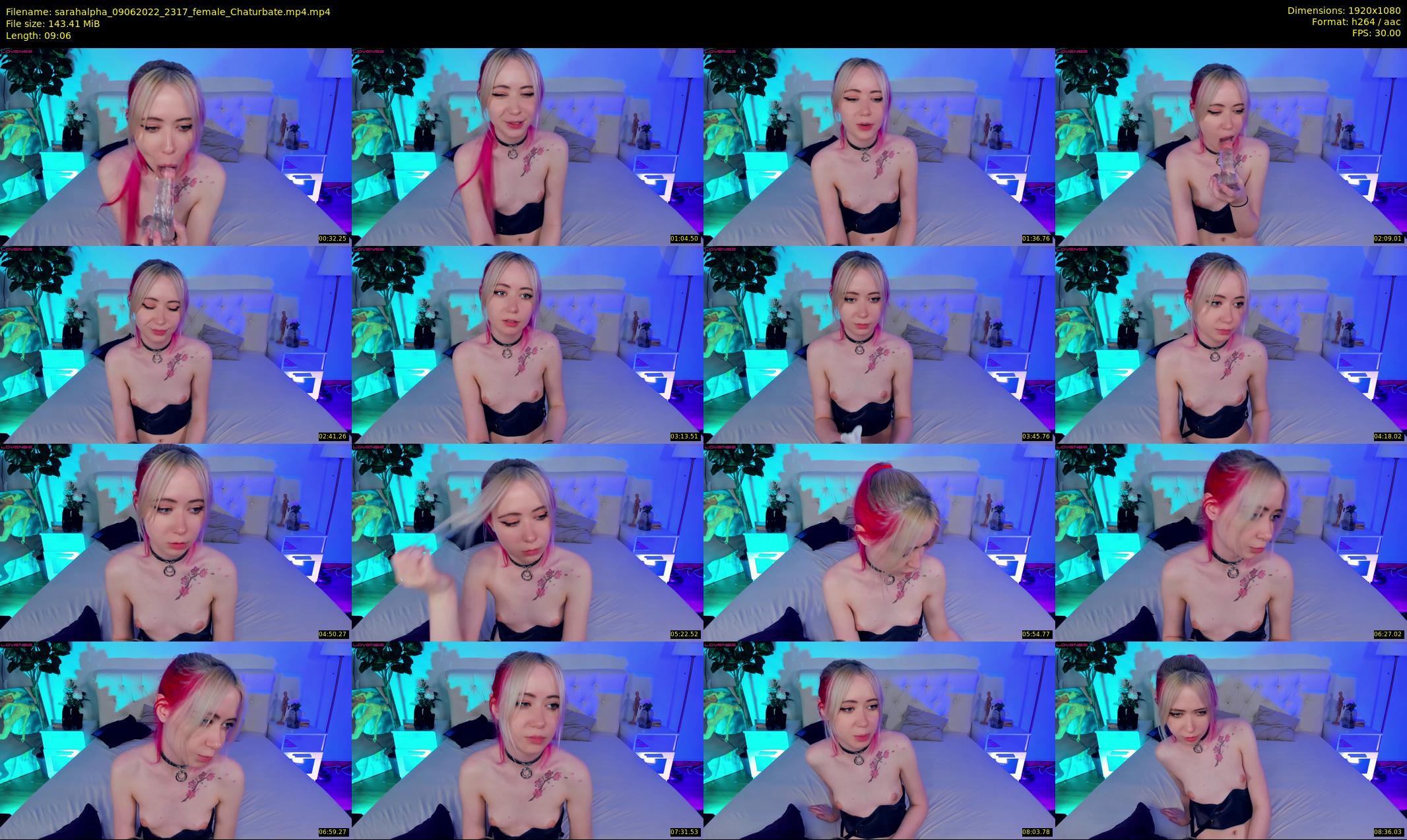 sarahalpha — 10 minute Chaturbate couple cam show recording, 1080p, Jun 9, 2022