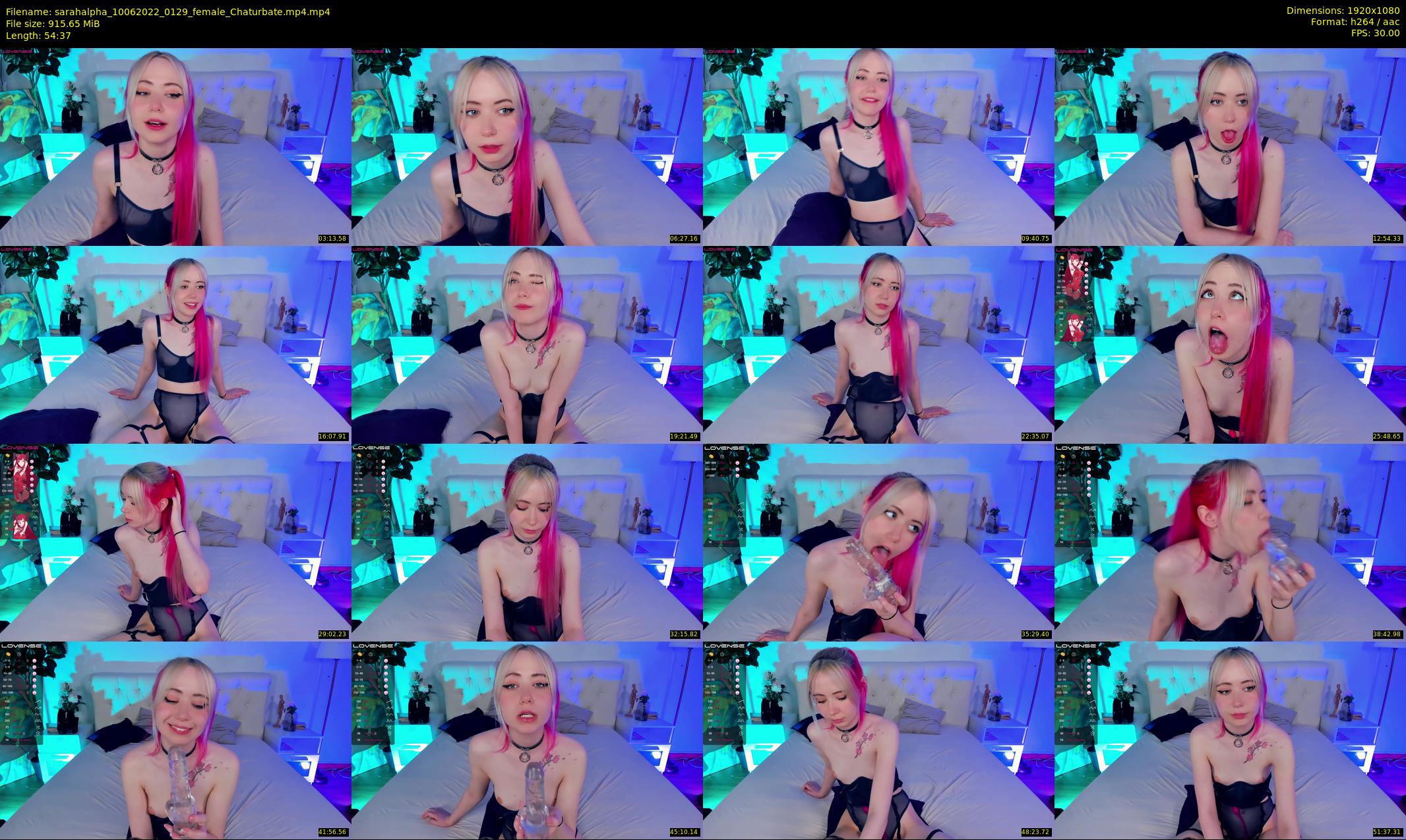 sarahalpha — 55 minute Chaturbate couple cam show recording, 1080p, Jun 10, 2022