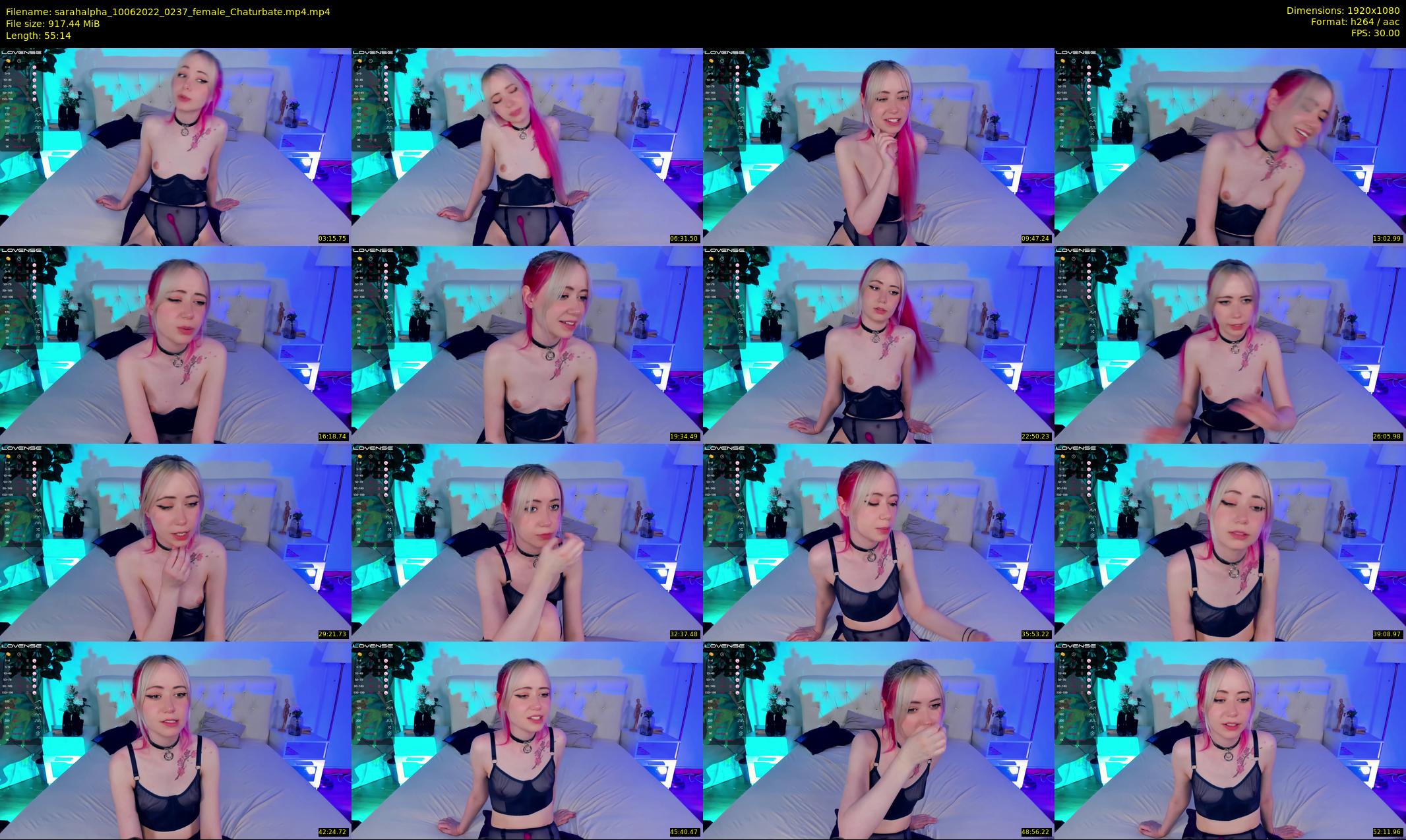 sarahalpha — 56 minute Chaturbate couple cam show recording, 1080p, Jun 10, 2022