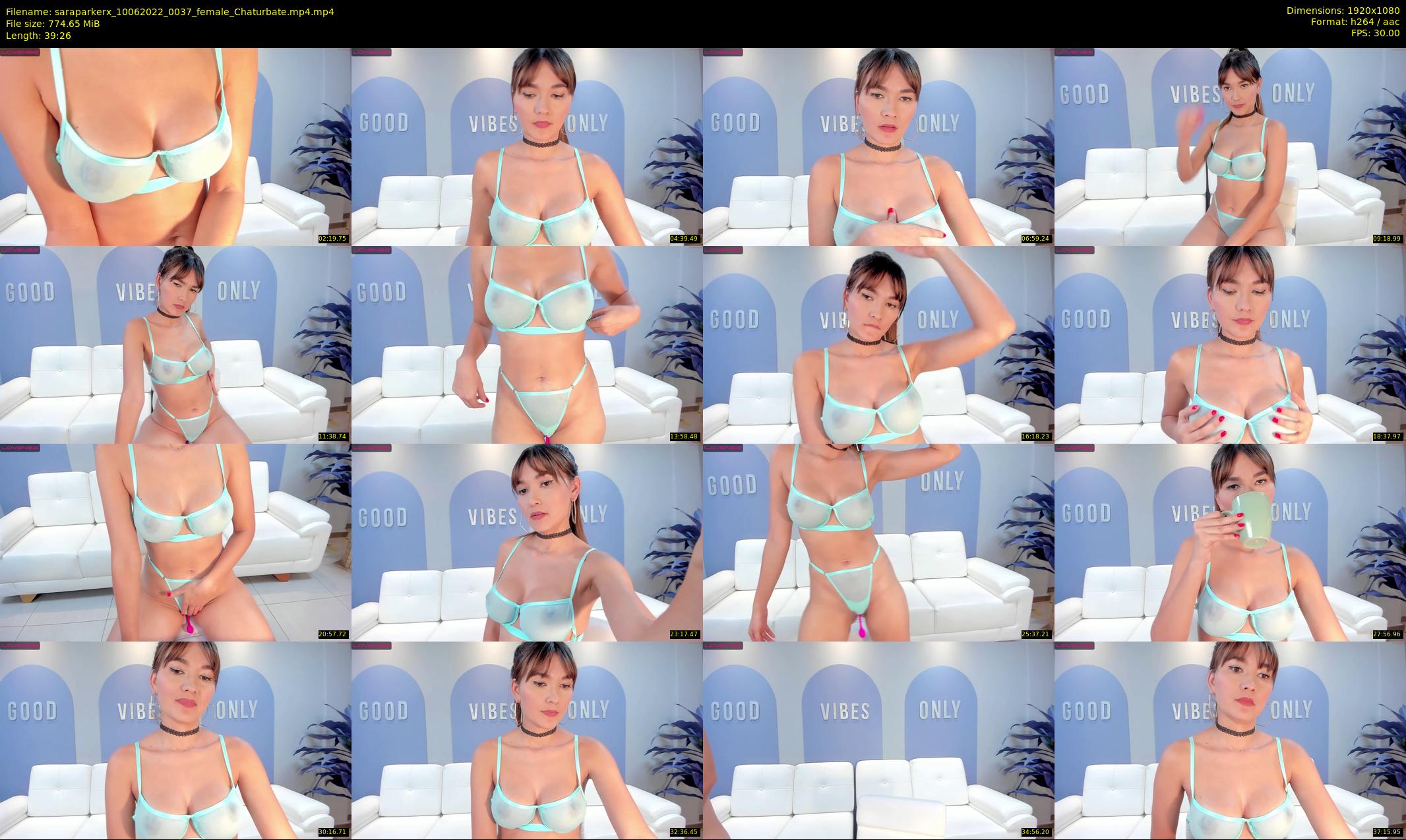 saraparkerx — 40 minute Chaturbate female cam show recording, 1080p, Jun 10, 2022