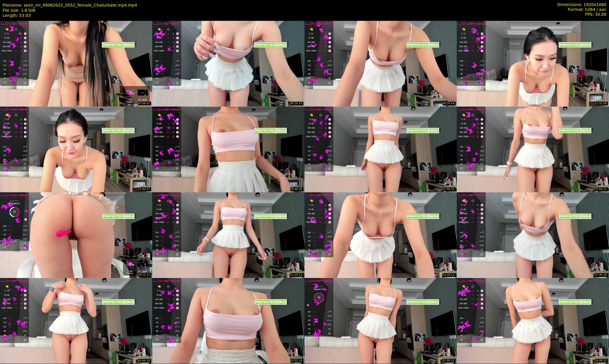 seon_mi — 54 minute Chaturbate female cam show recording, 1080p, Jun 9, 2022