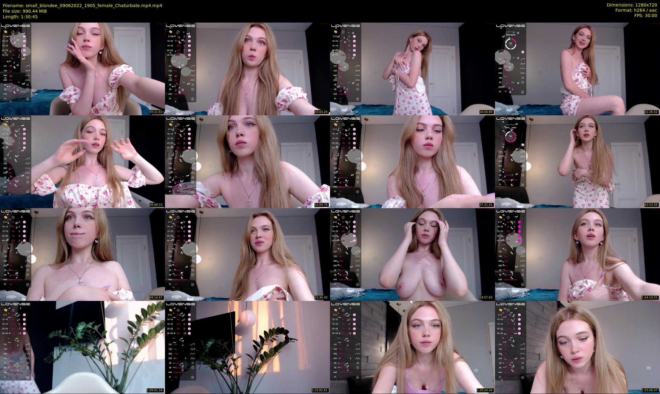 small_blondee — 91 minute Chaturbate female cam show recording, 720p, Jun 9, 2022