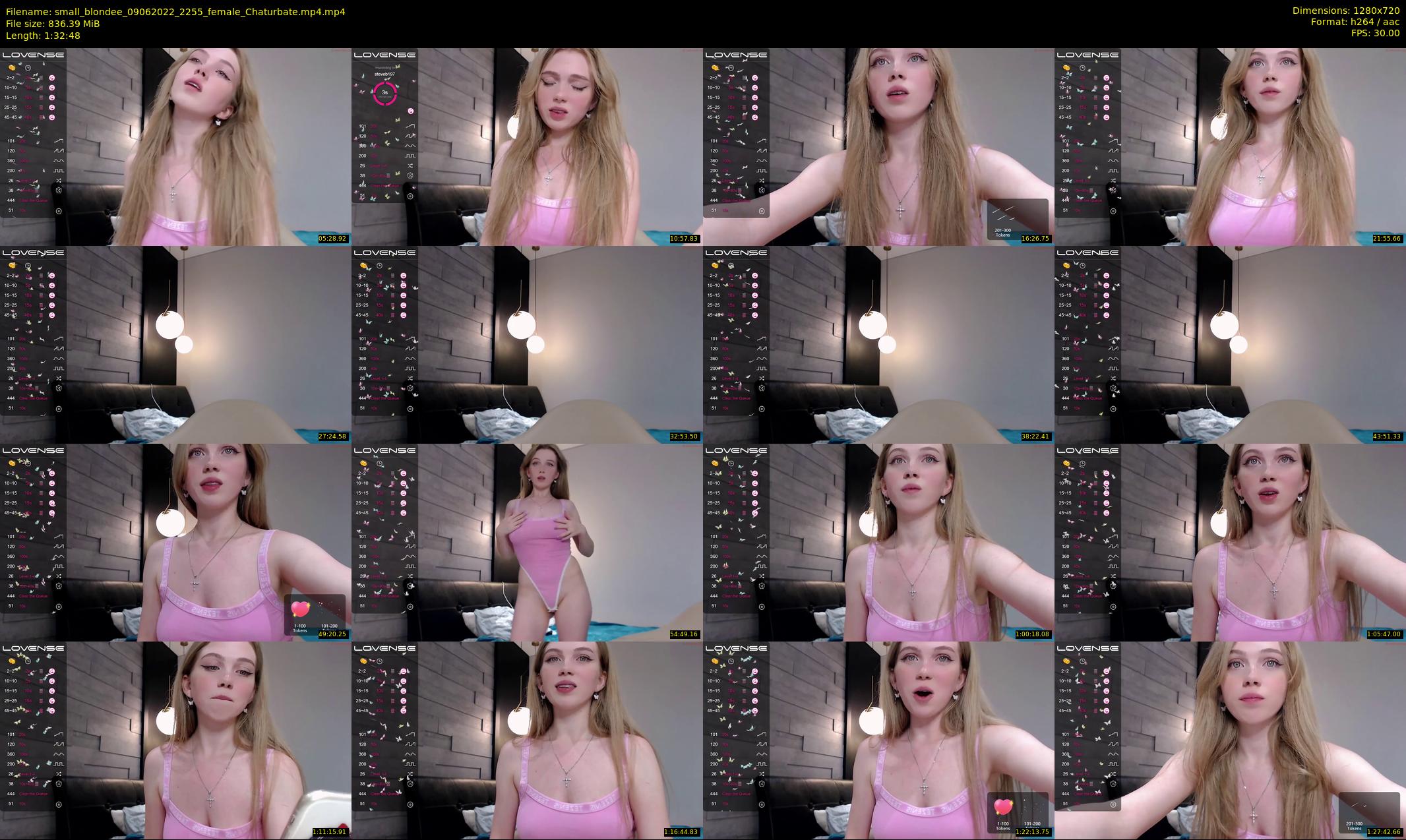 small_blondee — 93 minute Chaturbate female cam show recording, 720p, Jun 9, 2022