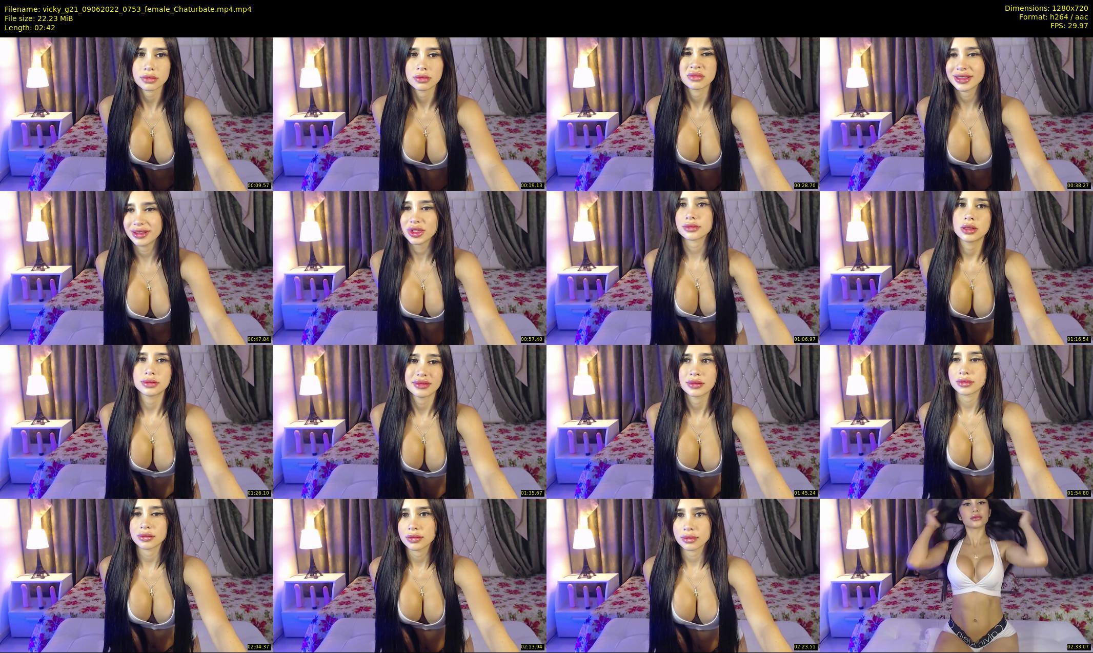 vicky_g21 — 3 minute Chaturbate female cam show recording, 720p, Jun 9, 2022