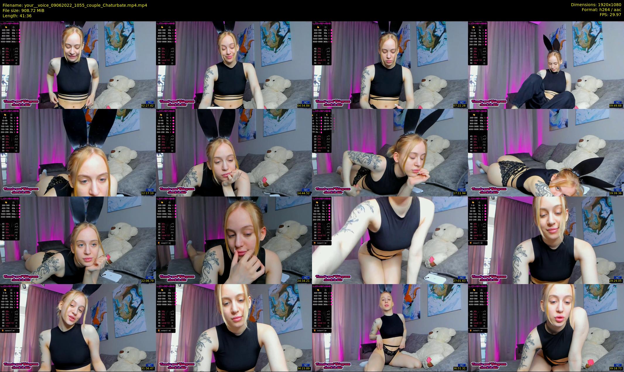 your__voice — 42 minute Chaturbate female cam show recording, 1080p, Jun 9, 2022