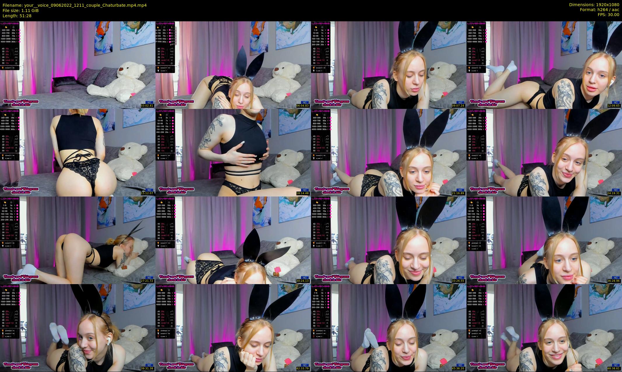 your__voice — 52 minute Chaturbate female cam show recording, 1080p, Jun 9, 2022