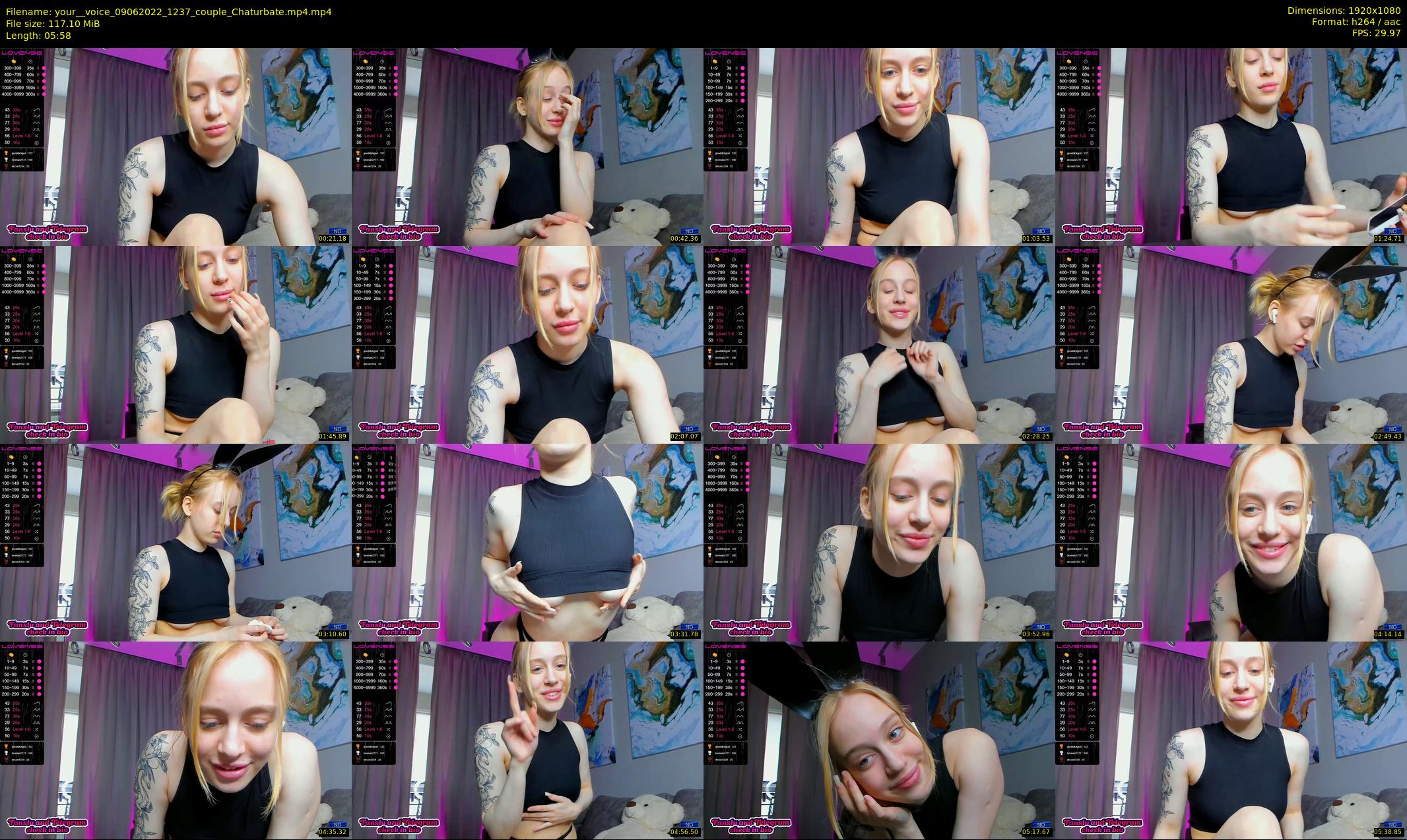 your__voice — 6 minute Chaturbate female cam show recording, 1080p, Jun 9, 2022