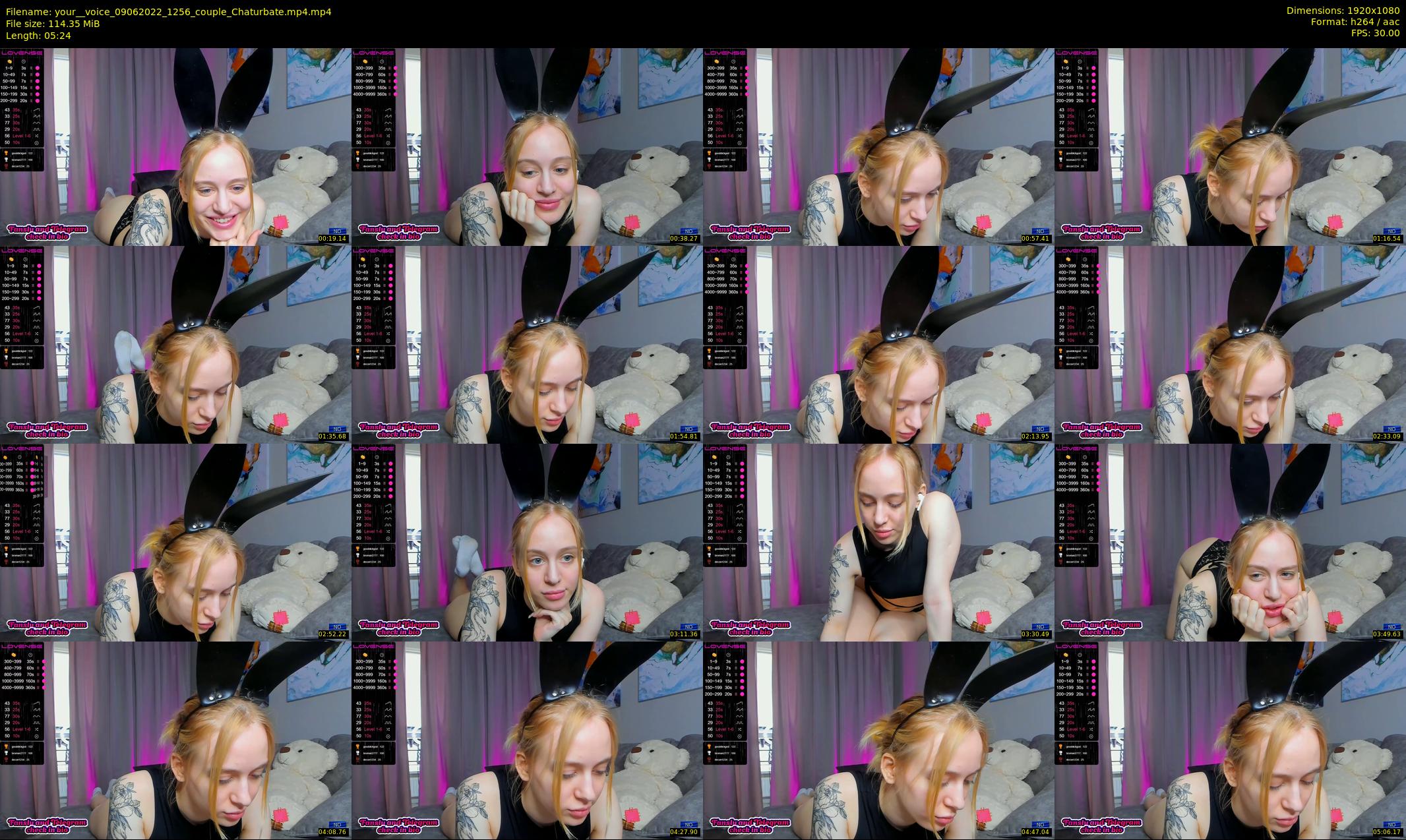 your__voice — 6 minute Chaturbate female cam show recording, 1080p, Jun 9, 2022