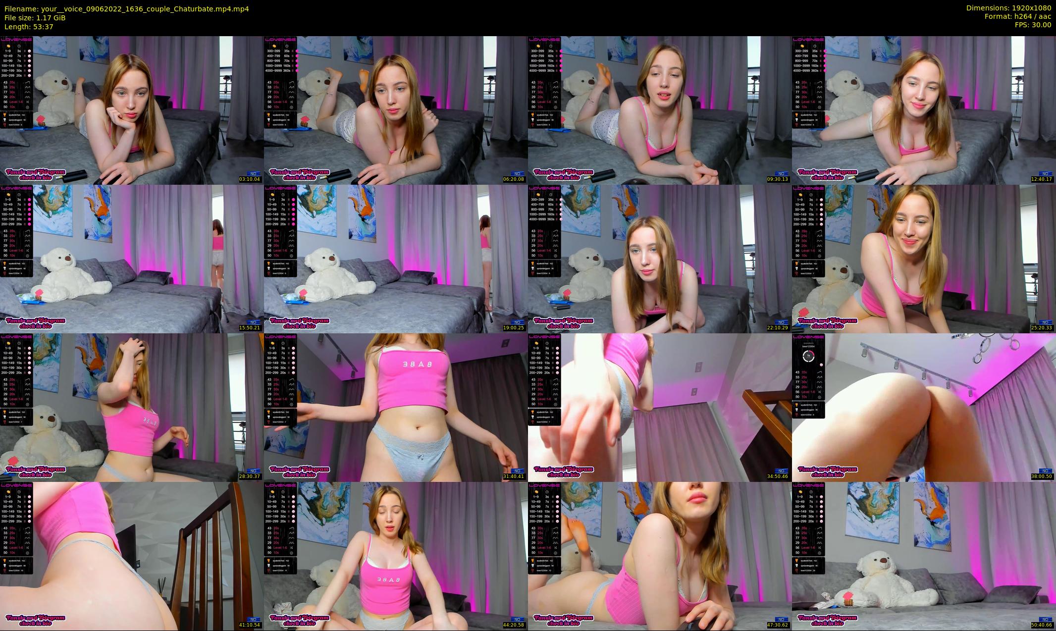 your__voice — 54 minute Chaturbate female cam show recording, 1080p, Jun 9, 2022