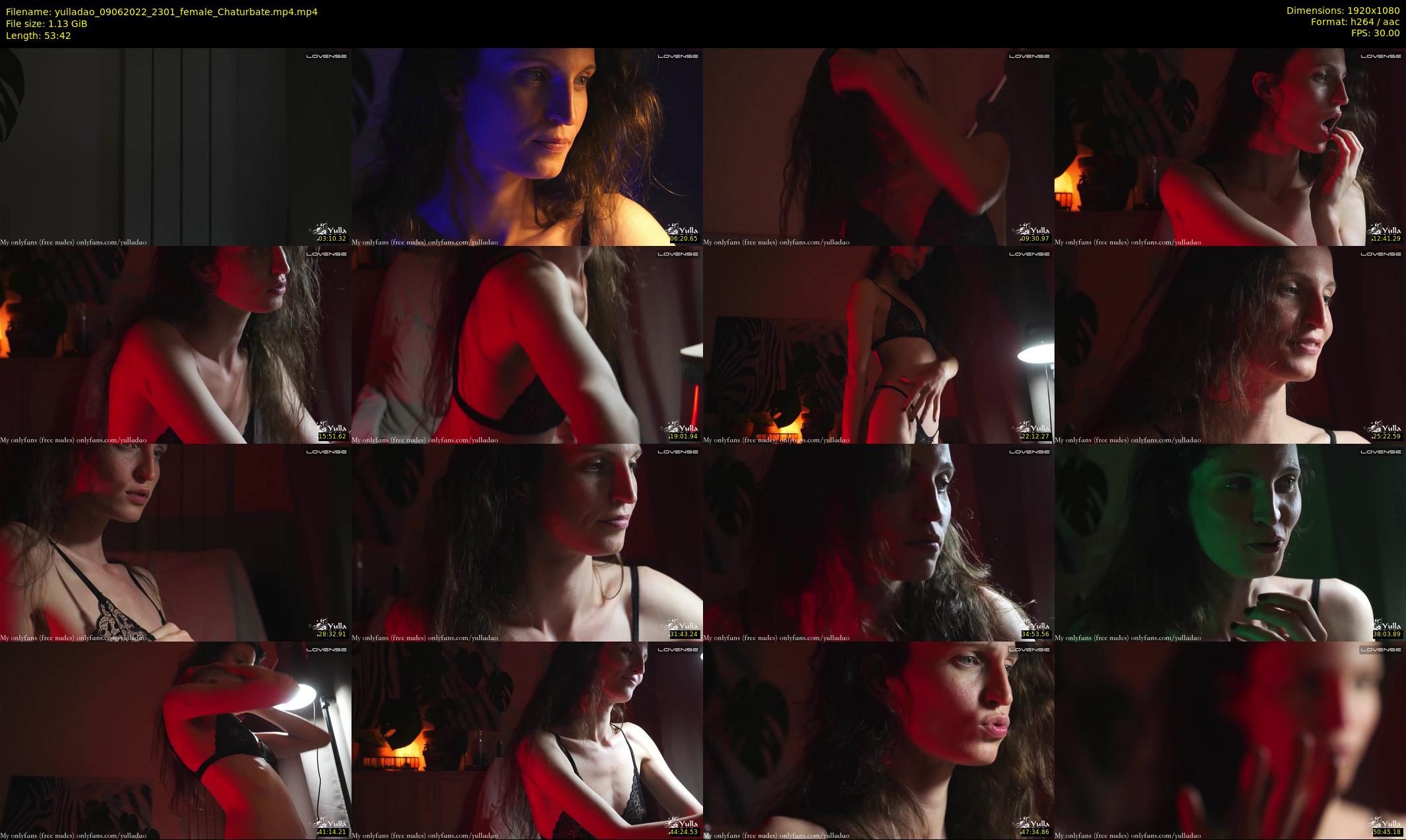 yulladao — 54 minute Chaturbate female cam show recording, 1080p, Jun 9, 2022