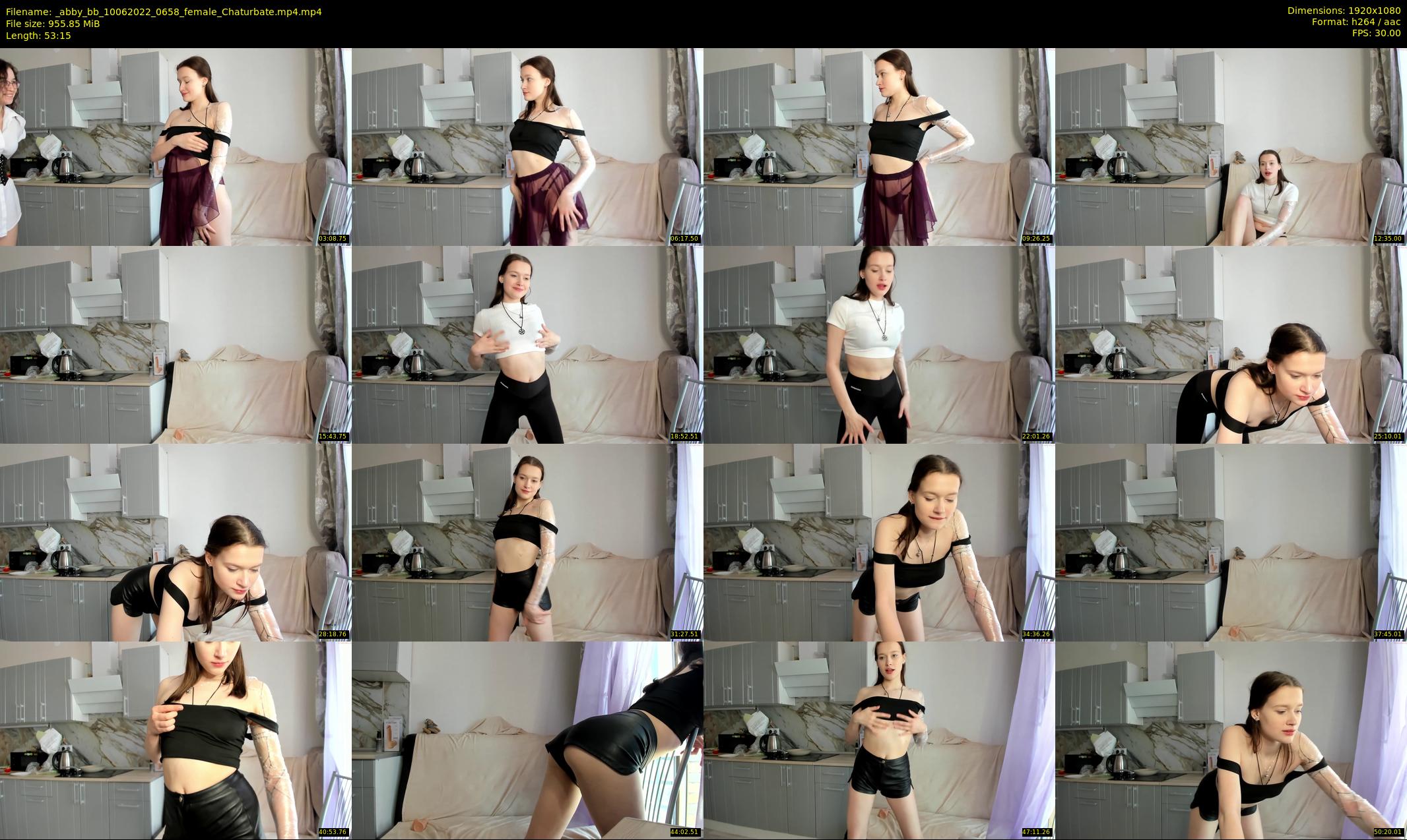 _abby_bb — 54 minute Chaturbate female cam show recording, 1080p, Jun 10, 2022
