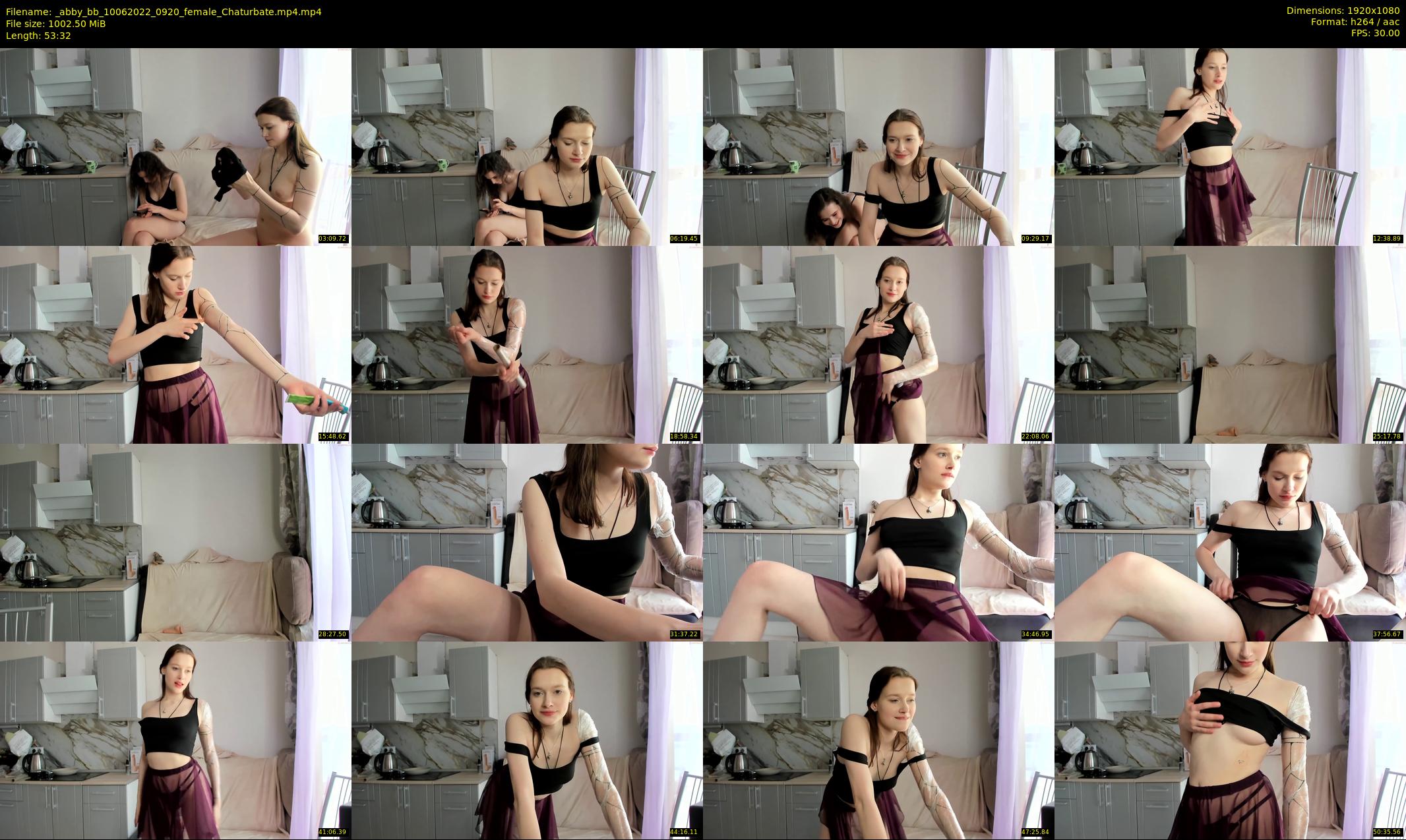 _abby_bb — 54 minute Chaturbate female cam show recording, 1080p, Jun 10, 2022