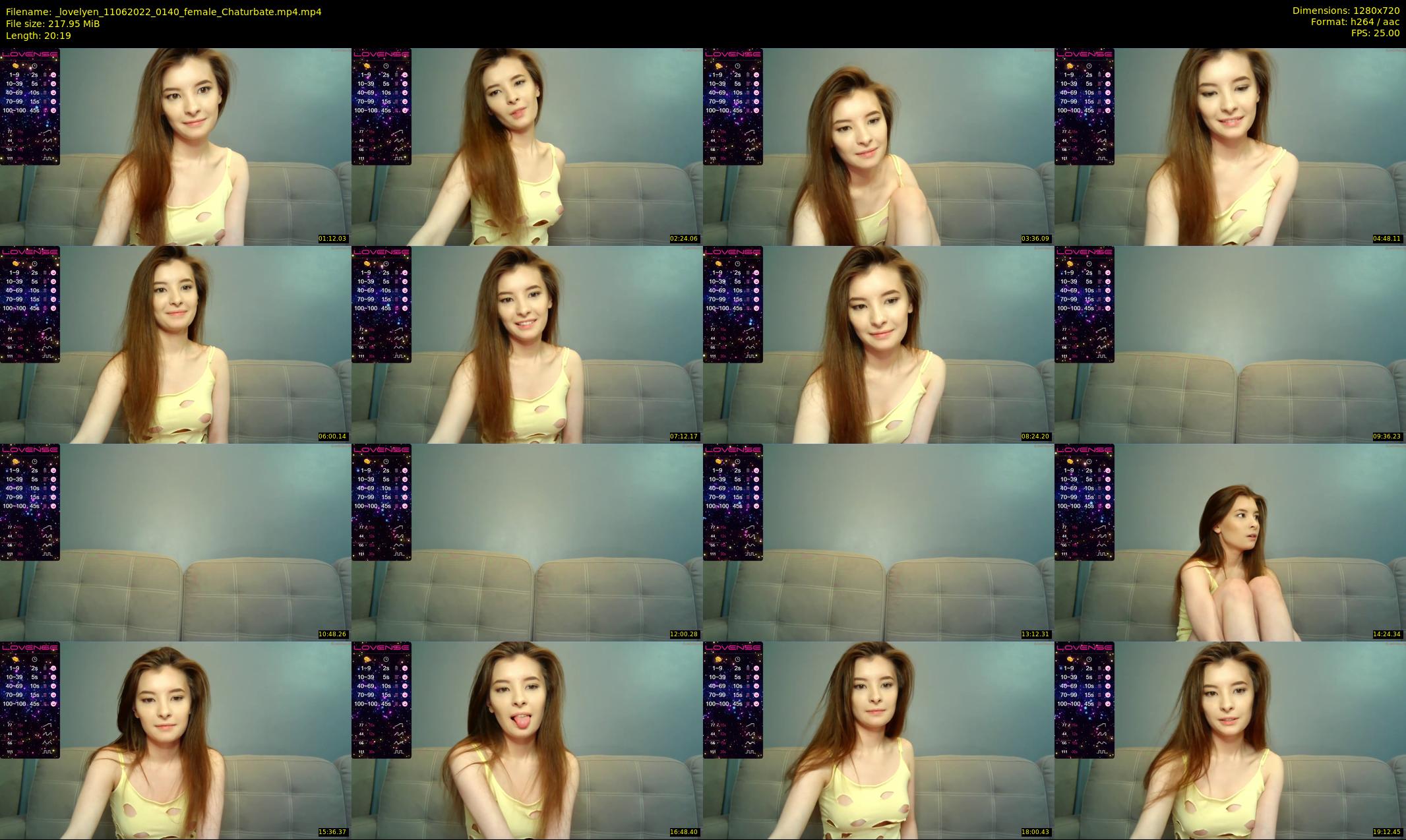 _lovelyen — 21 minute Chaturbate female cam show recording, 720p, Jun 11, 2022