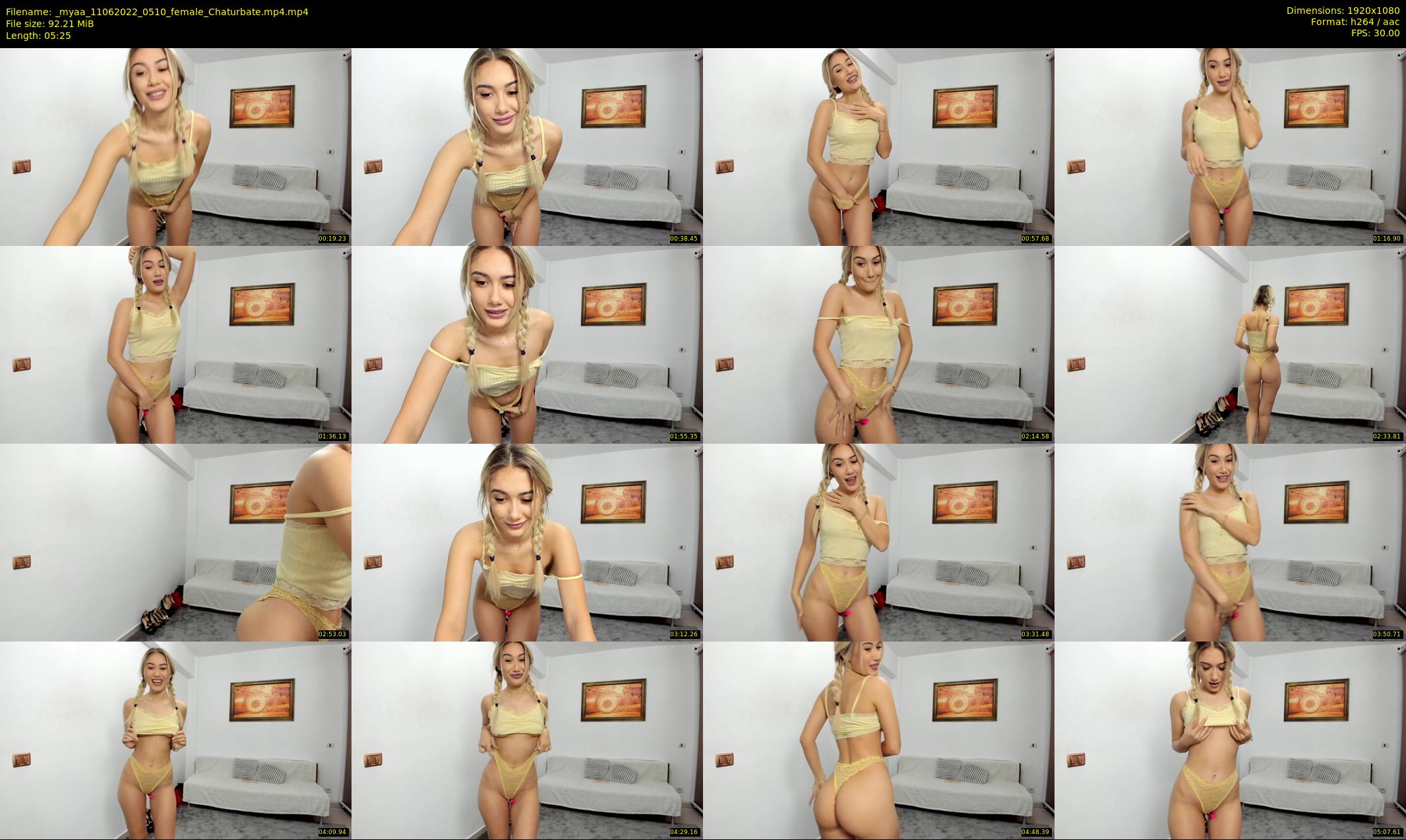 _myaa — 6 minute Chaturbate female cam show recording, 1080p, Jun 11, 2022