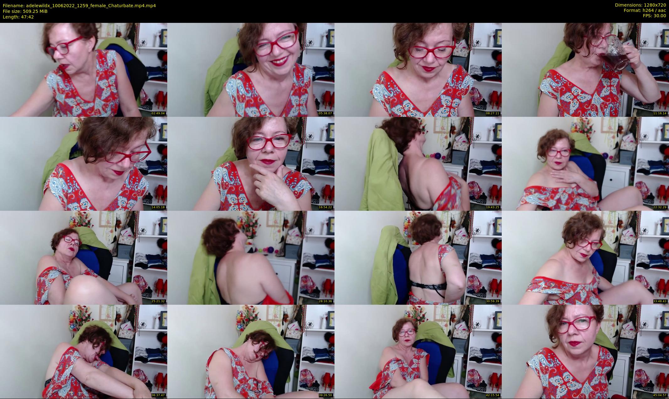 adelewildx — 48 minute Chaturbate female cam show recording, 720p, Jun 10, 2022