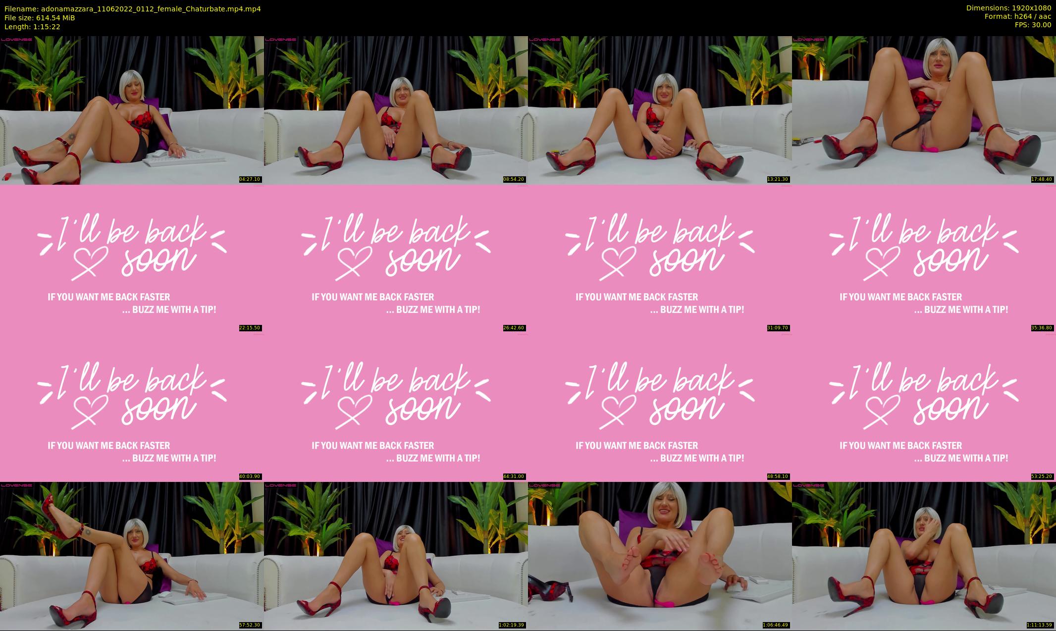 adonamazzara — 76 minute Chaturbate female cam show recording, 1080p, Jun 11, 2022