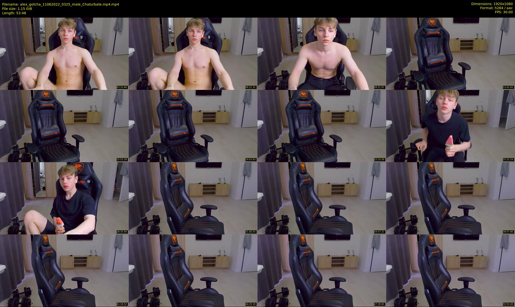 alex_gotcha — 54 minute Chaturbate male cam show recording, 1080p, Jun 11, 2022