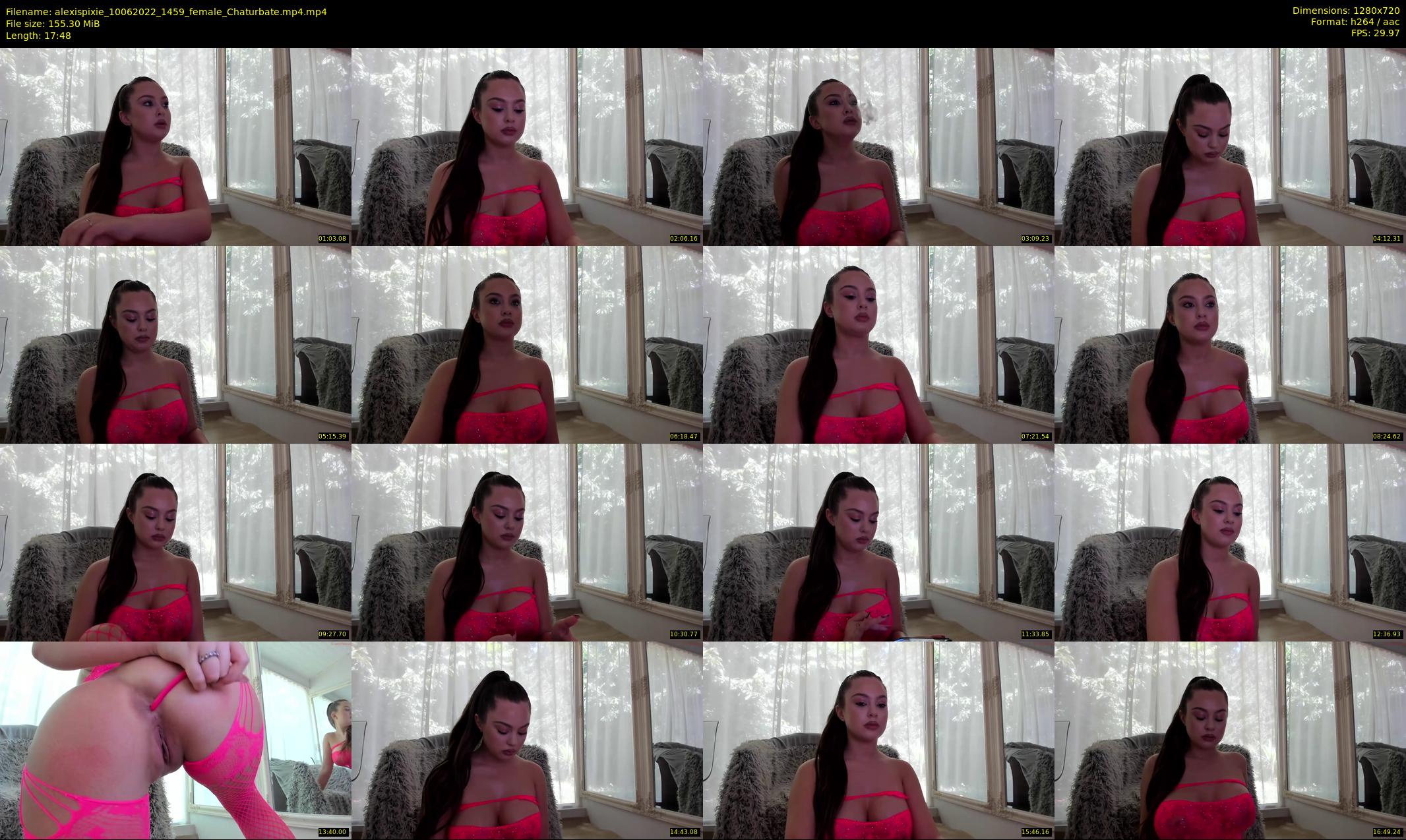 alexispixie — 18 minute Chaturbate female cam show recording, 720p, Jun 10, 2022