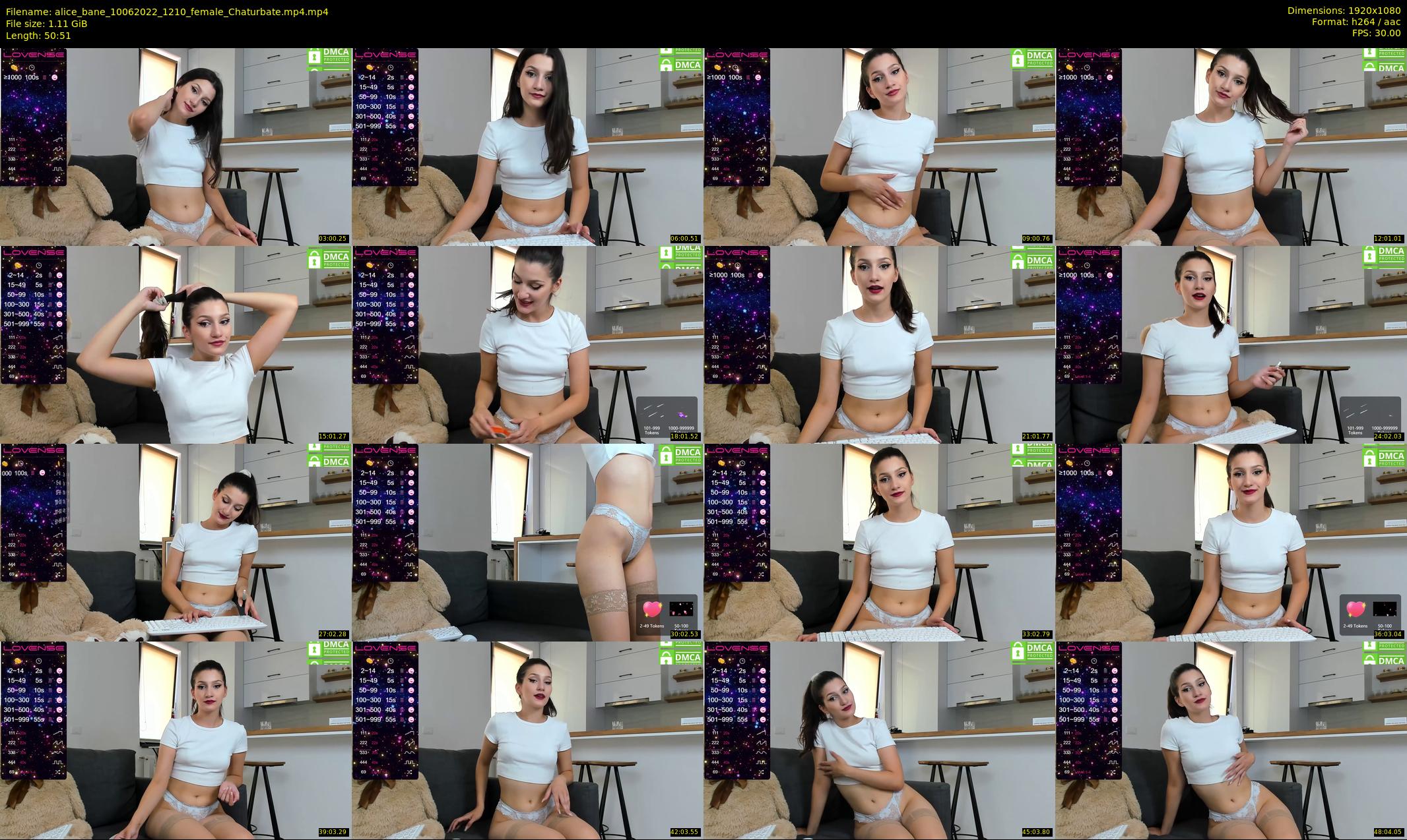 alice_bane — 51 minute Chaturbate female cam show recording, 1080p, Jun 10, 2022