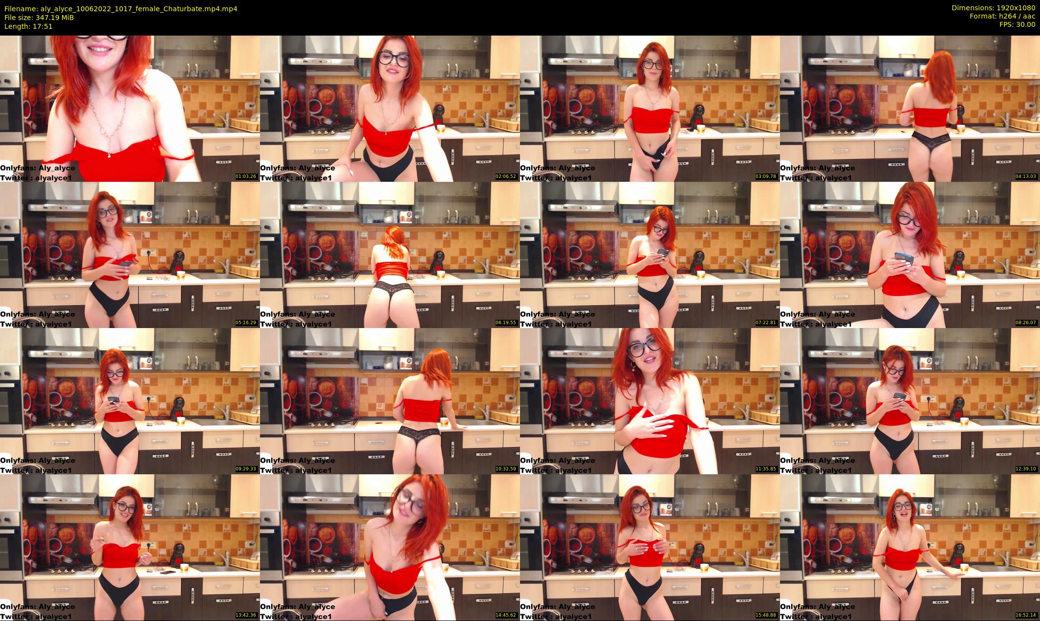 aly_alyce — 18 minute Chaturbate female cam show recording, 1080p, Jun 10, 2022
