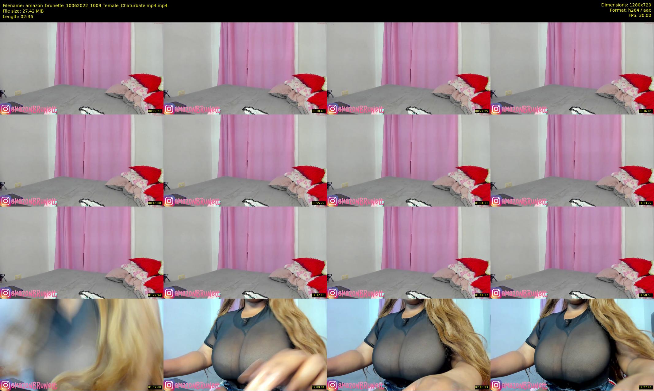 amazon_brunette — 3 minute Chaturbate female cam show recording, 720p, Jun 10, 2022