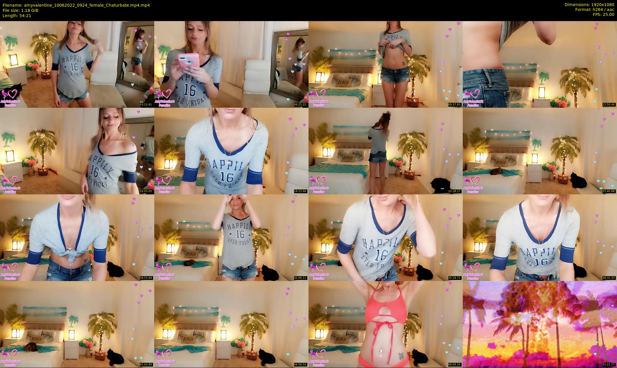amyvalentine — 55 minute Chaturbate female cam show recording, 1080p, Jun 10, 2022