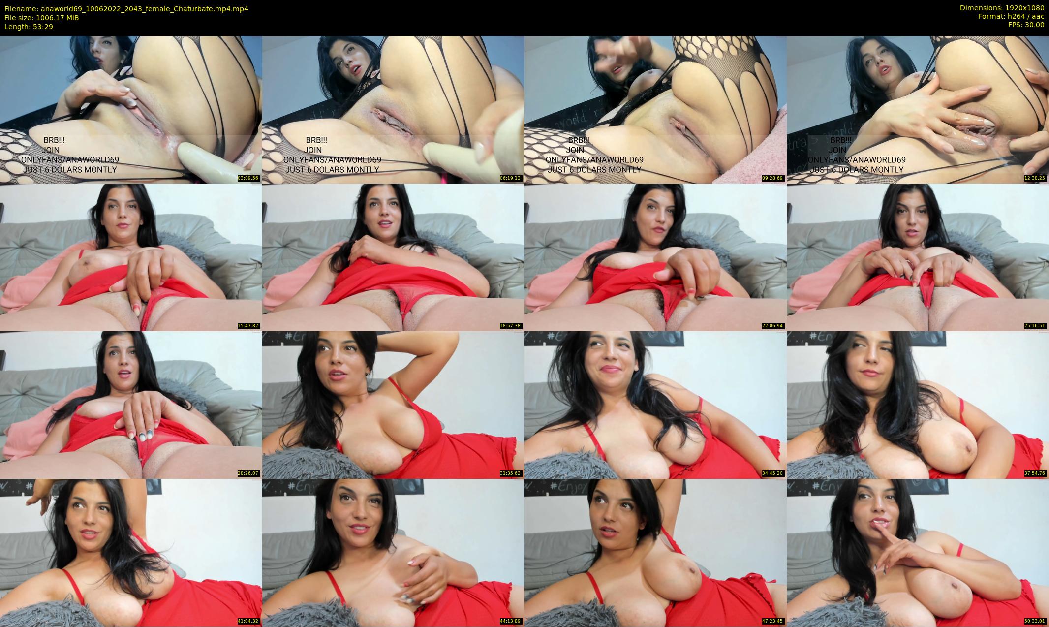 anaworld69 — 54 minute Chaturbate female cam show recording, 1080p, Jun 10, 2022