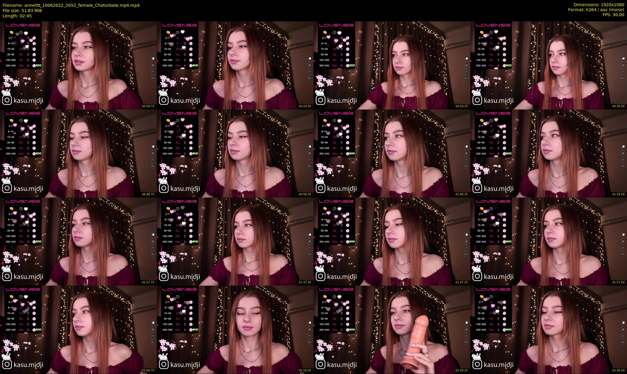 annelitt — 3 minute Chaturbate female cam show recording, 1080p, Jun 10, 2022