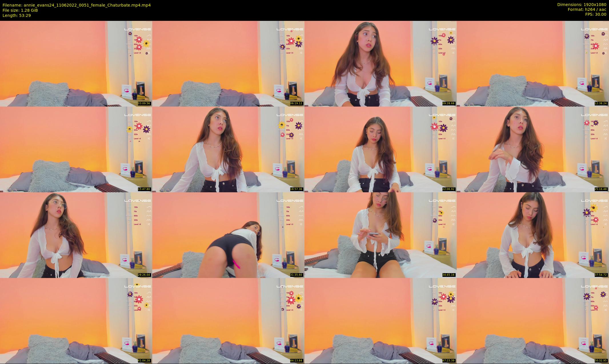 annie_evans24 — 54 minute Chaturbate female cam show recording, 1080p, Jun 11, 2022