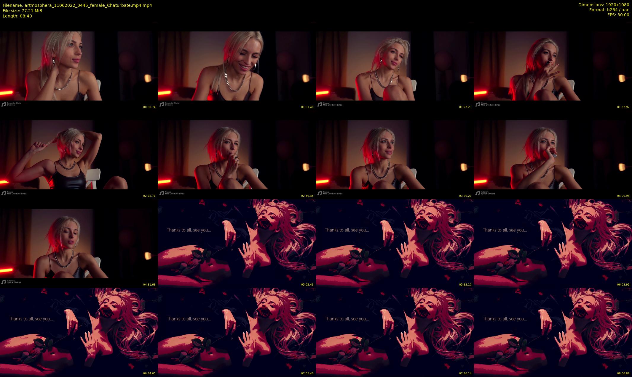 artmosphera — 9 minute Chaturbate female cam show recording, 1080p, Jun 11, 2022