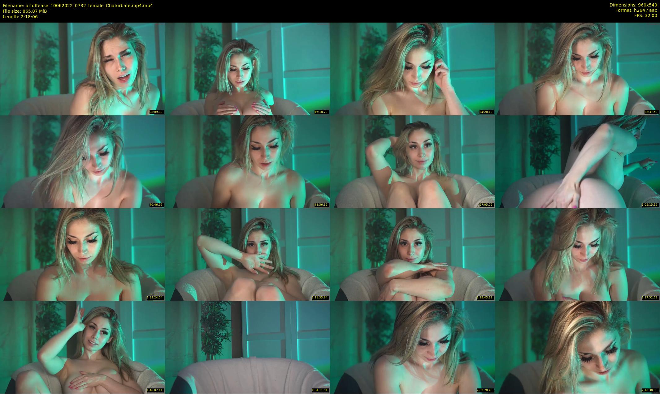 artoftease — 139 minute Chaturbate female cam show recording, 480p, Jun 10, 2022
