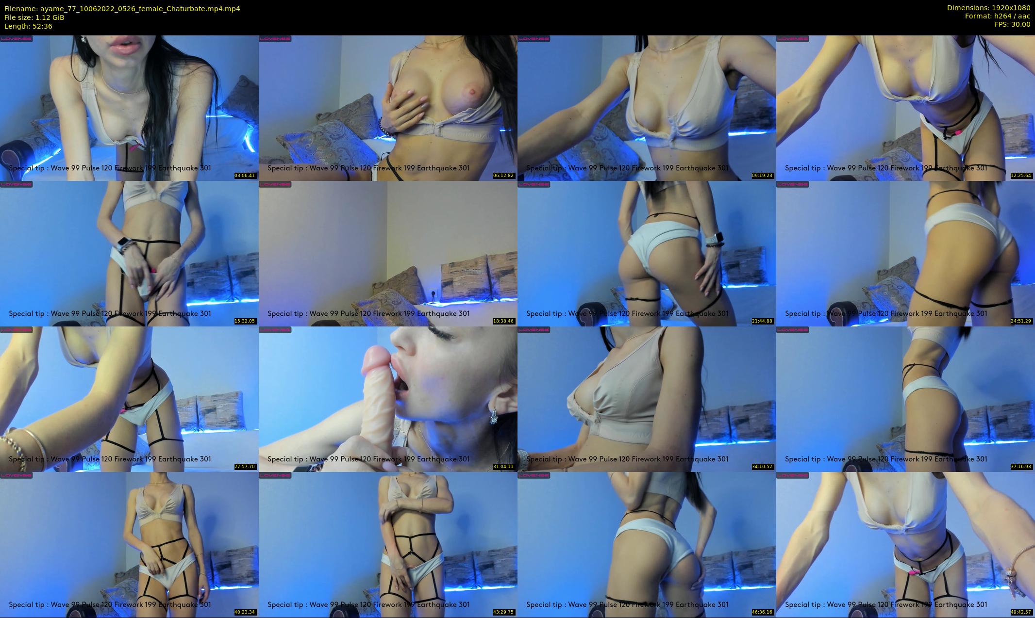 ayame_77 — 53 minute Chaturbate female cam show recording, 1080p, Jun 10, 2022