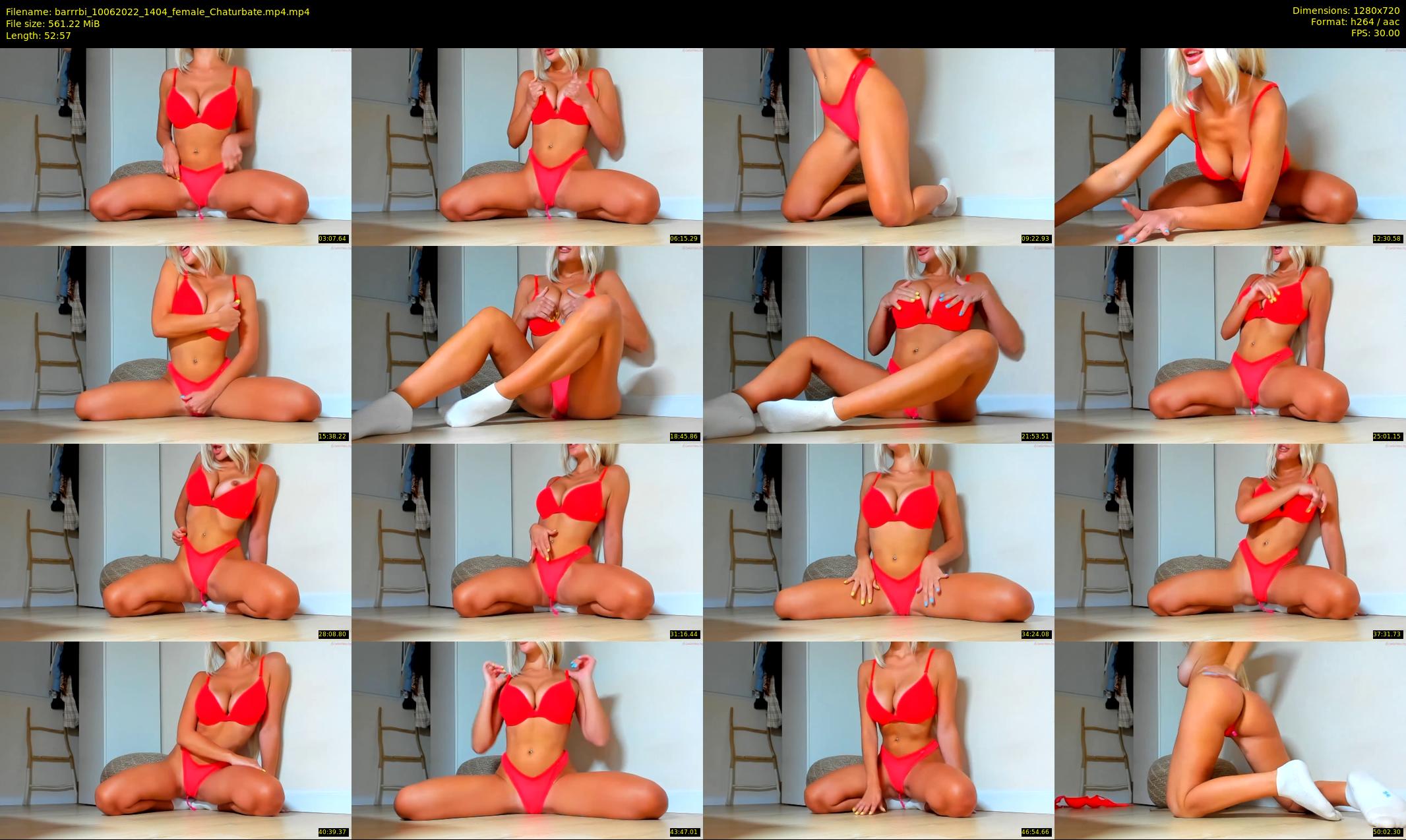 barrrbi — 53 minute Chaturbate female cam show recording, 720p, Jun 10, 2022