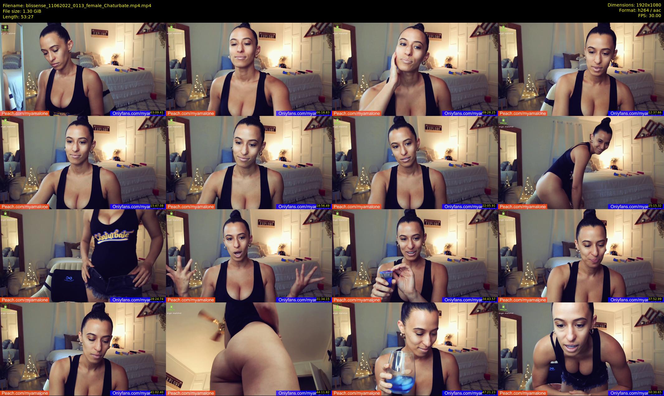 blissense — 54 minute Chaturbate female cam show recording, 1080p, Jun 11, 2022