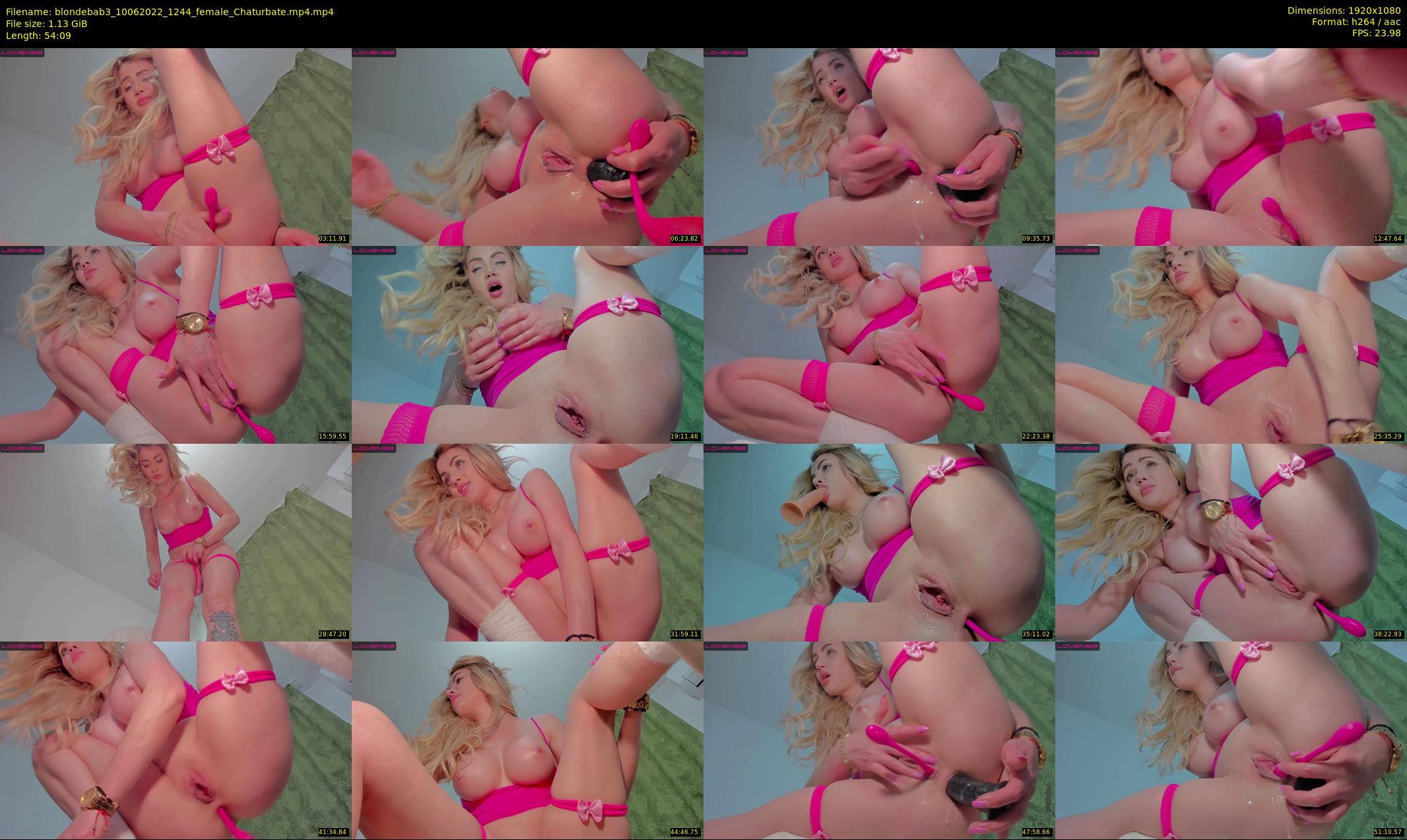 blondebab3 — 55 minute Chaturbate female cam show recording, 1080p, Jun 10, 2022