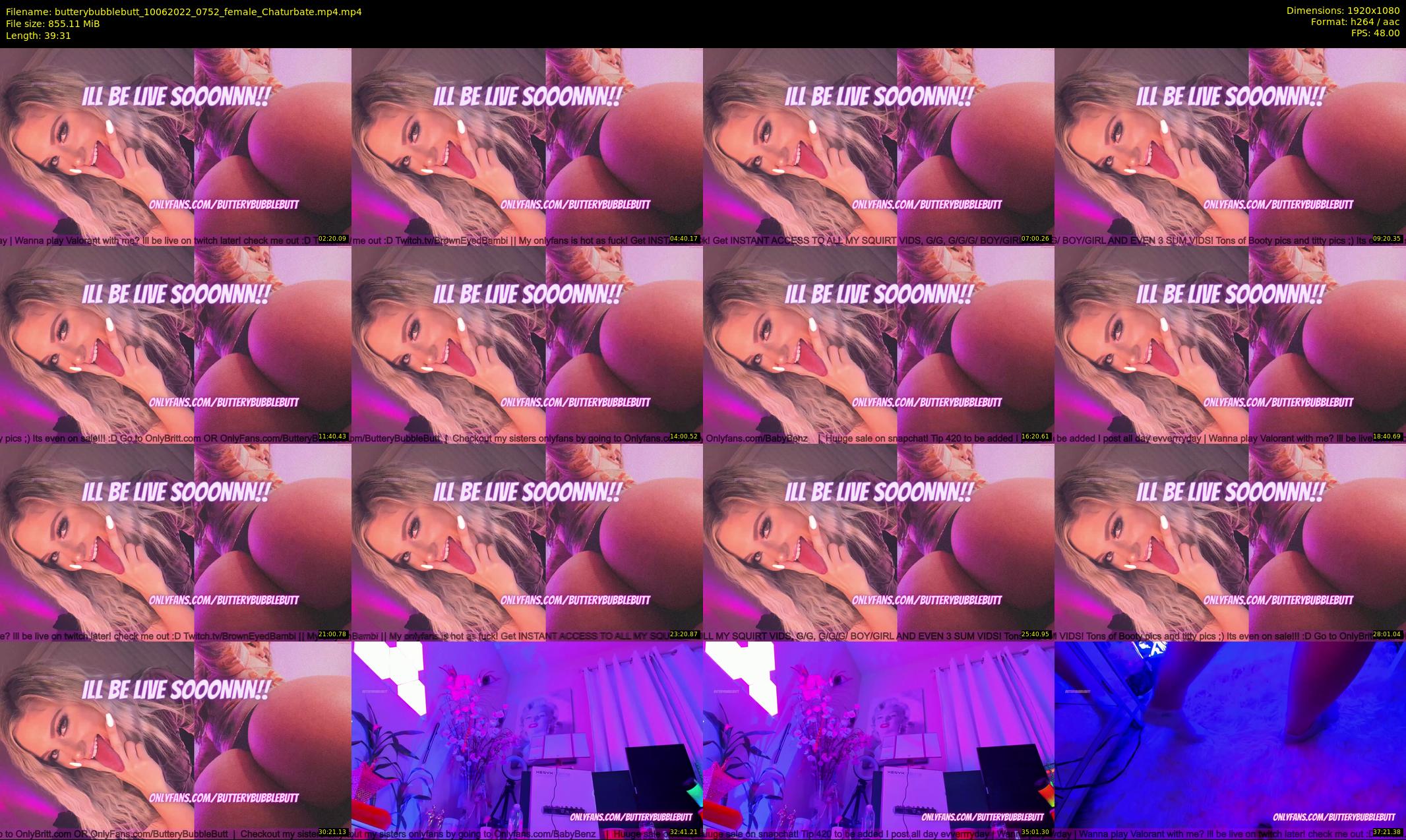 butterybubblebutt — 40 minute Chaturbate couple cam show recording, 1080p, Jun 10, 2022