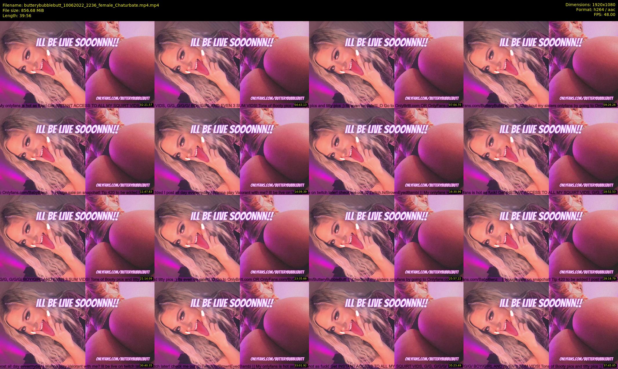 butterybubblebutt — 40 minute Chaturbate couple cam show recording, 1080p, Jun 10, 2022