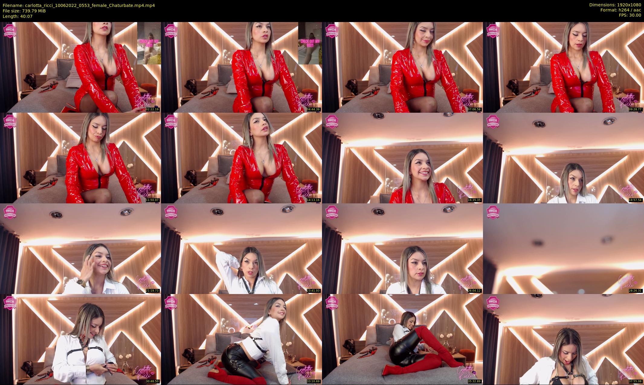 carlotta_ricci — 41 minute Chaturbate female cam show recording, 1080p, Jun 10, 2022
