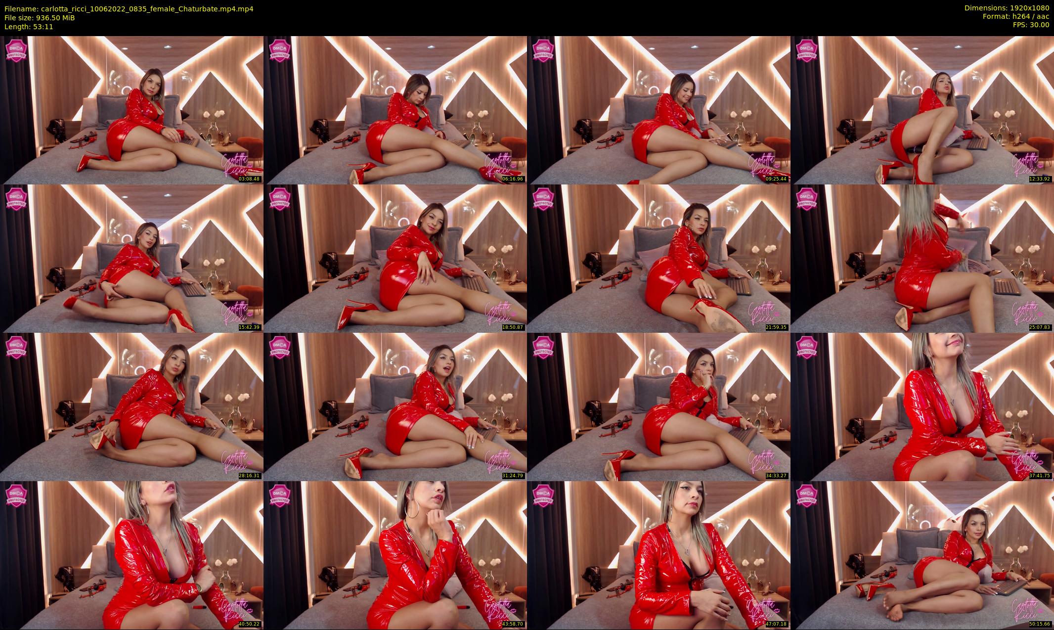 carlotta_ricci — 54 minute Chaturbate female cam show recording, 1080p, Jun 10, 2022