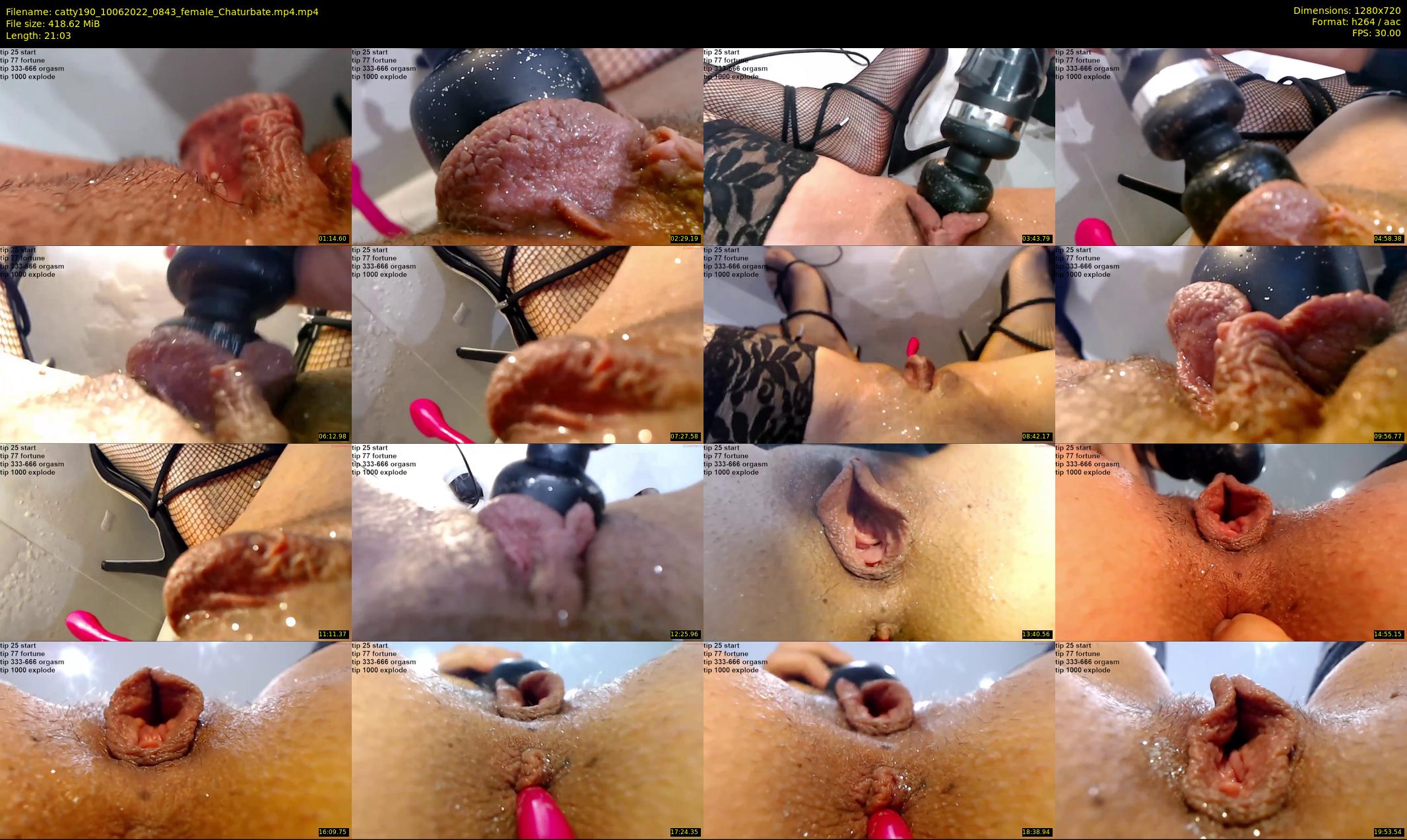 catty190 — 22 minute Chaturbate female cam show recording, 720p, Jun 10, 2022